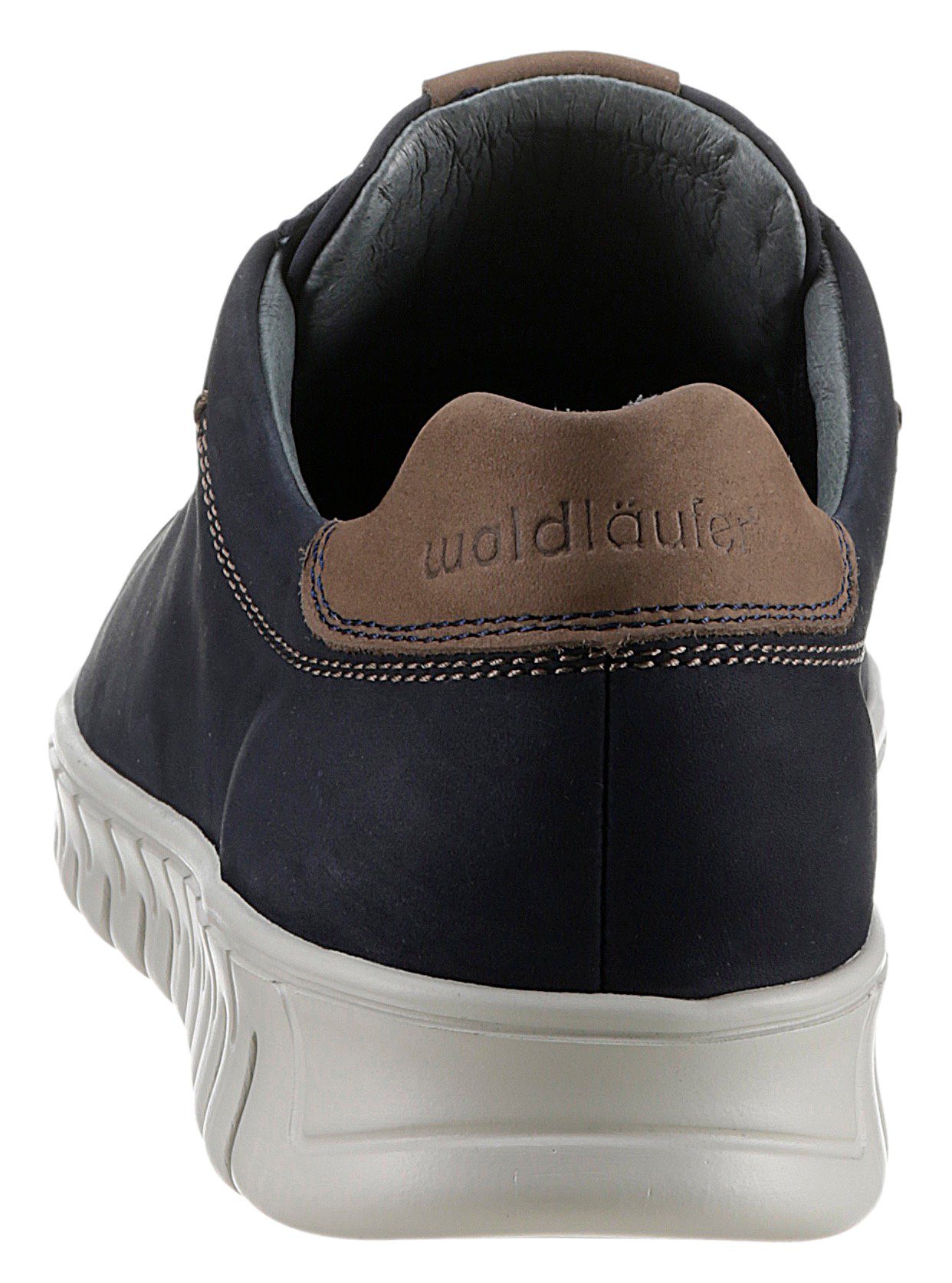 Waldläufer Sneakers H-Baldo veterschoen, vrijetijdsschoen met proactieve leren binnenzool, h-breedte