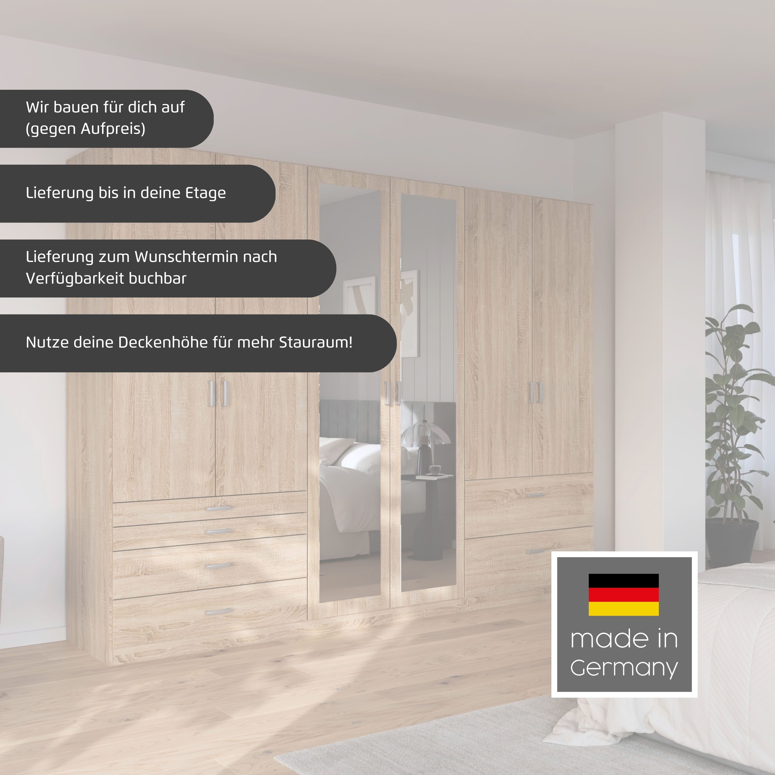 rauch Draaideurkast Kledingkast Kast Garderobe Linnenkast WILDBERG