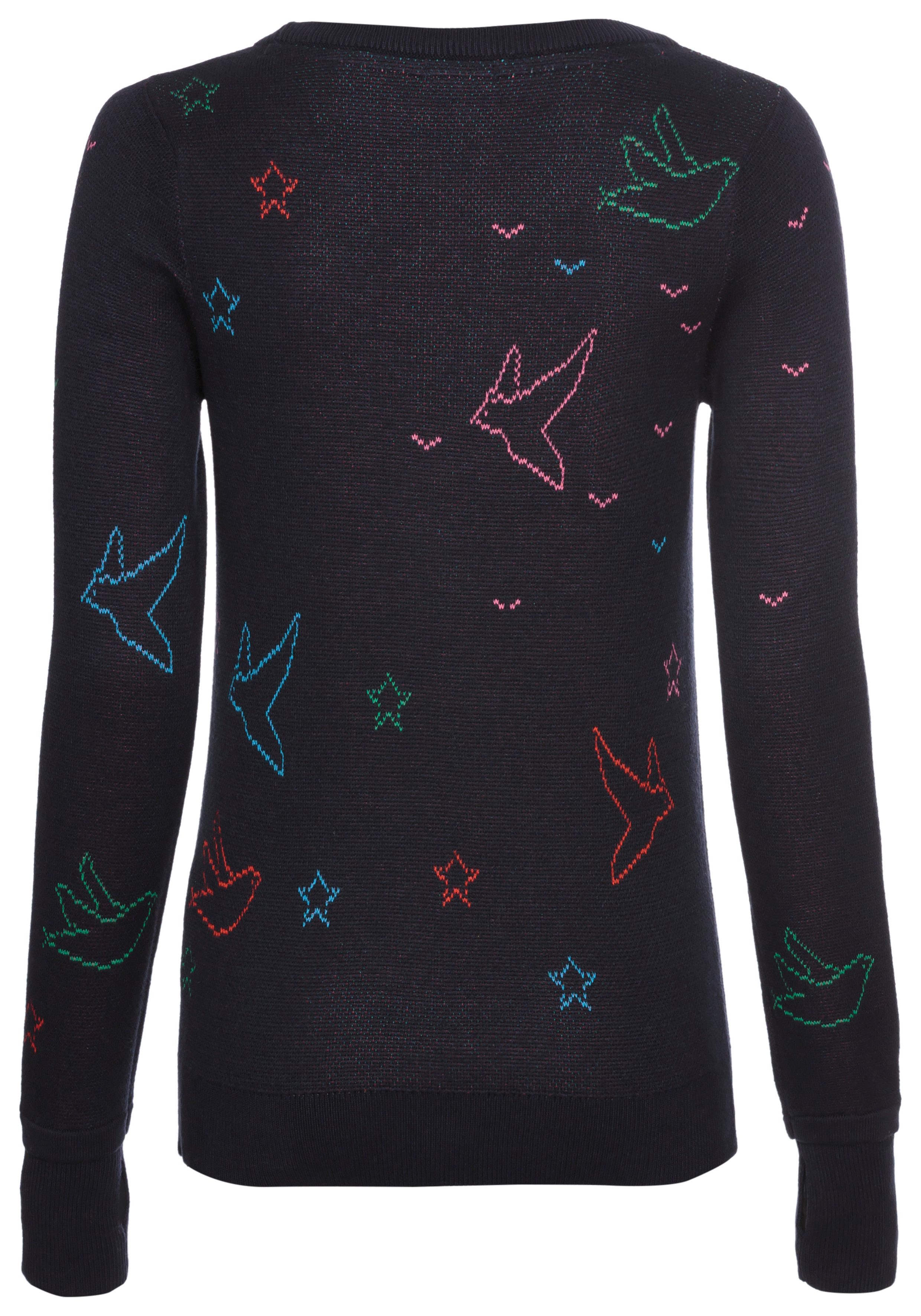 KangaROOS Trui met ronde hals met gebreide motieven