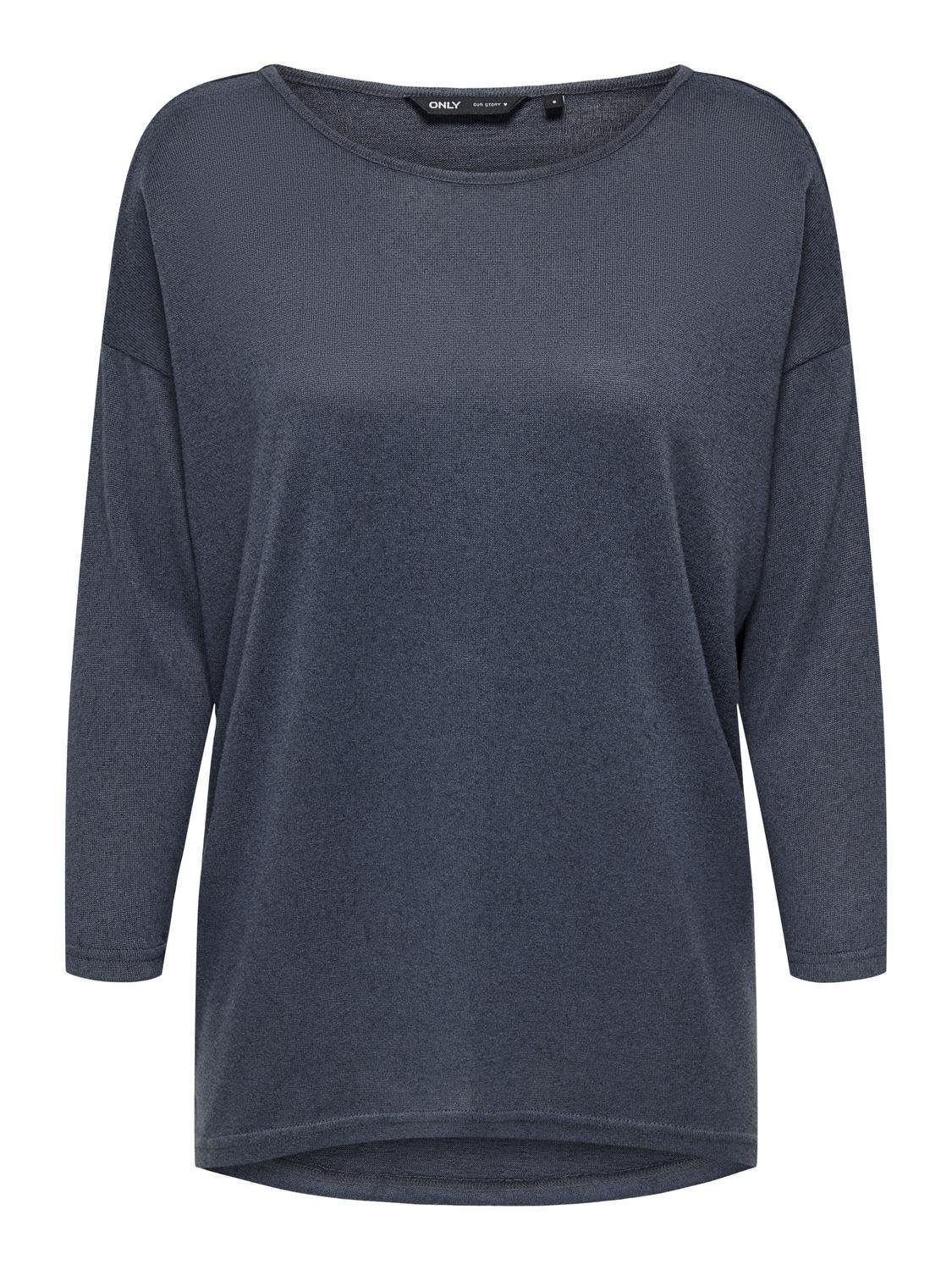 Only Shirt met 3/4 mouwen ONLELCOS 4/5 SOLID TOP