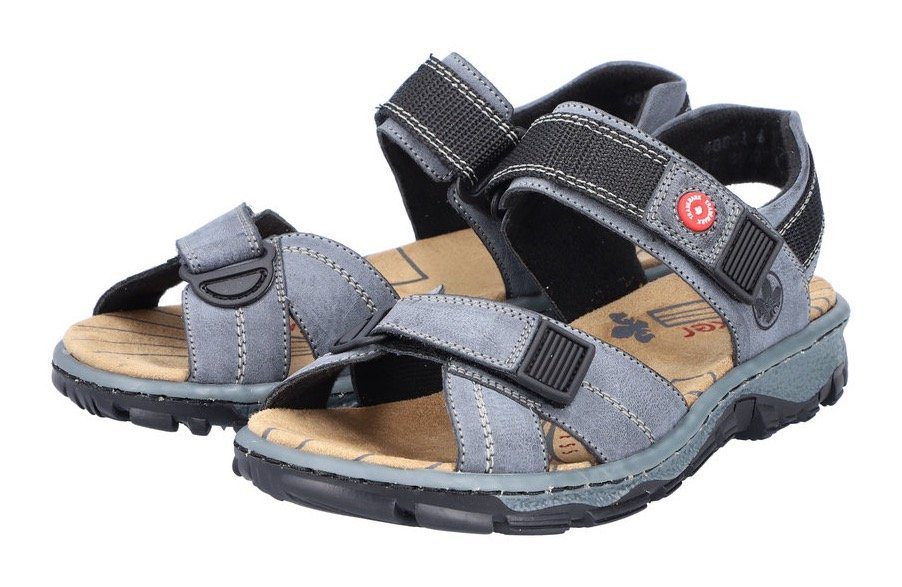 Rieker Sandalen zomerschoen, outdoorschoen, sleehak, in trekkinglook