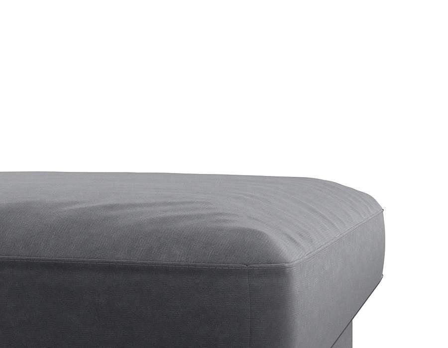 FLEXLUX Poef Fiore Koudschuim, aluminium poten