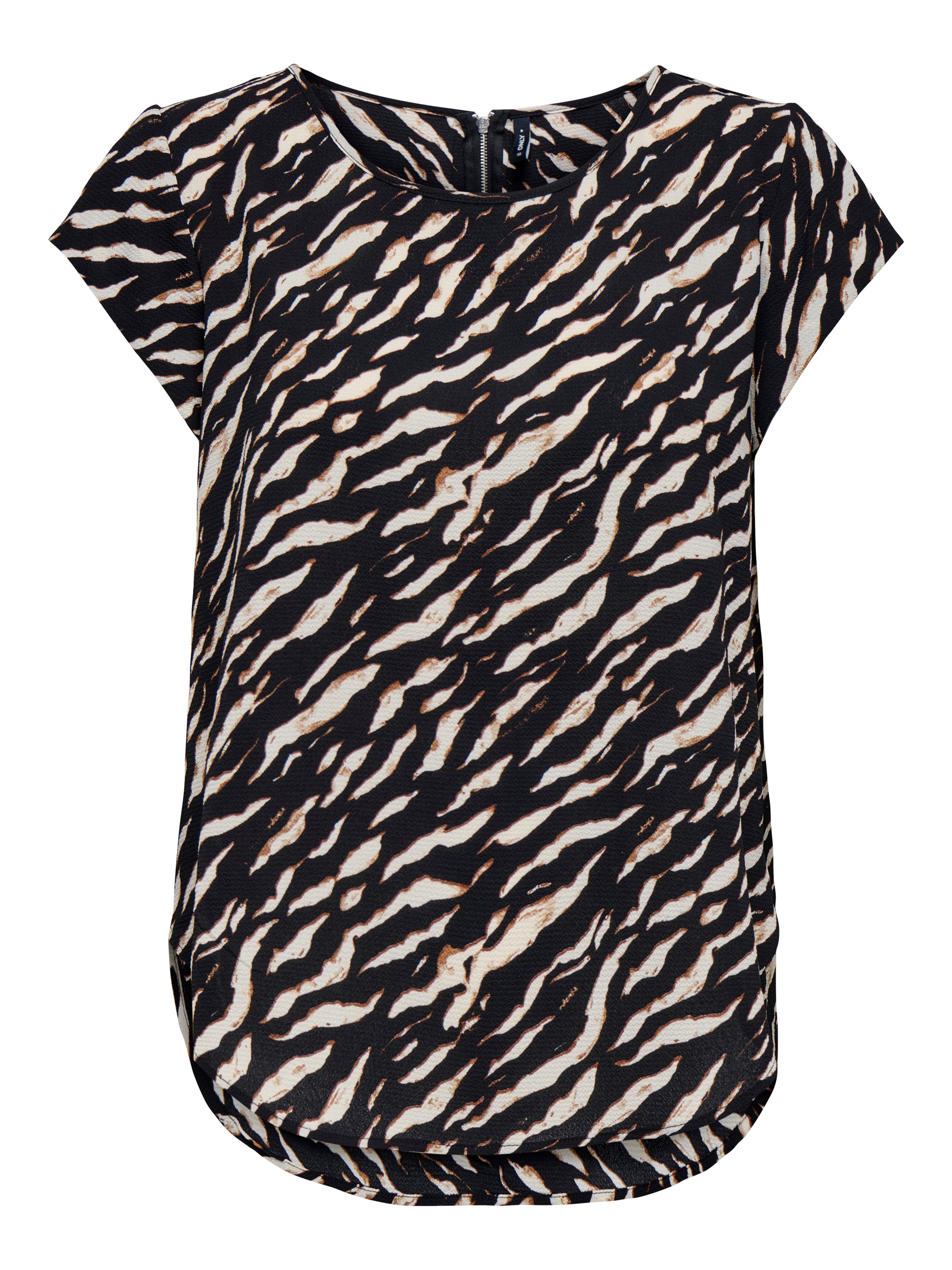 Only Shirtblouse ONLVIC S/S AOP TOP NOOS PTM
