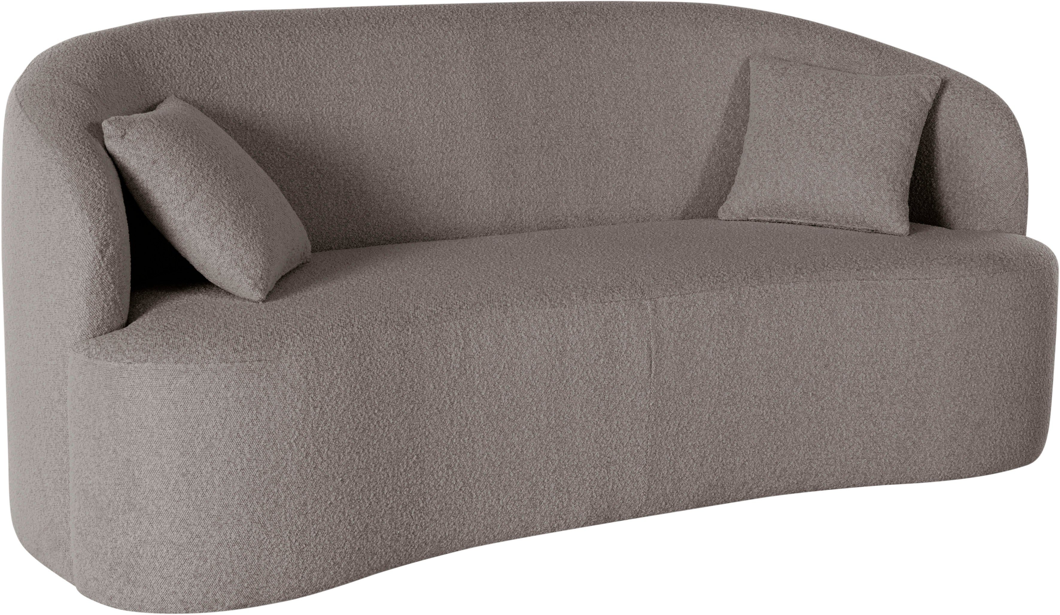 LeGer Home by Lena Gercke 3-zitsbank Dilara afgeronde rugleuning en front, in 3 stofkwaliteiten