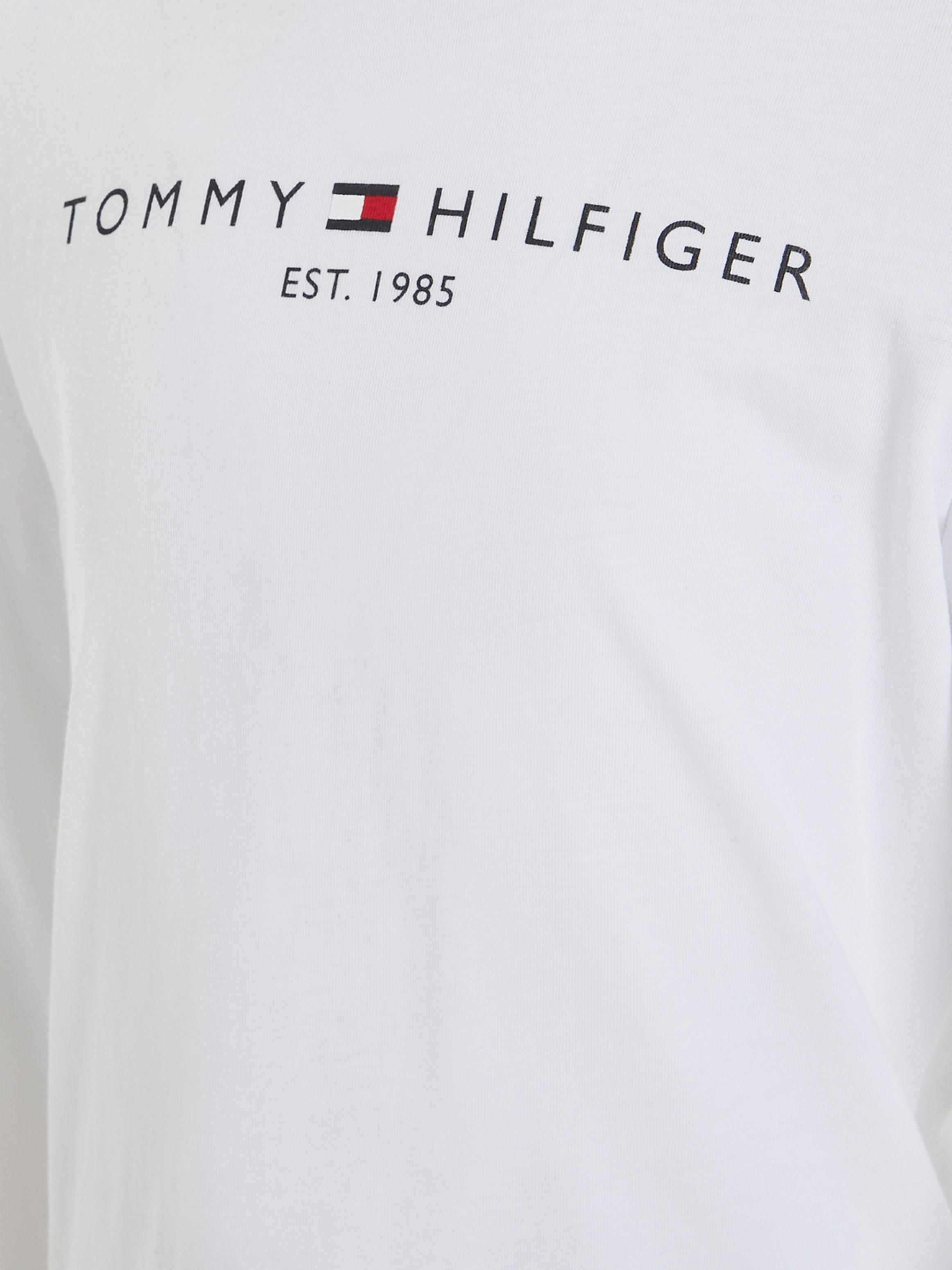 Tommy Hilfiger Shirt met lange mouwen ESSENTIAL TEE L/S met tommy hilfiger-logo-opschrift