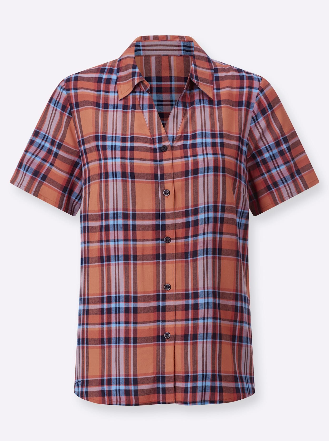 Casual Looks Geruite blouse
