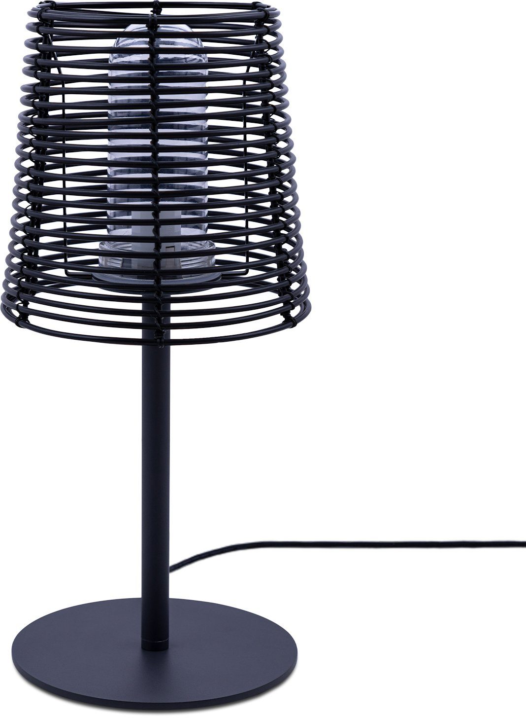 Paco Home Tafellamp JAD, In- & Outdoor Buitenlamp, E27, moderne uitstraling, IP44 spuitwaterdicht