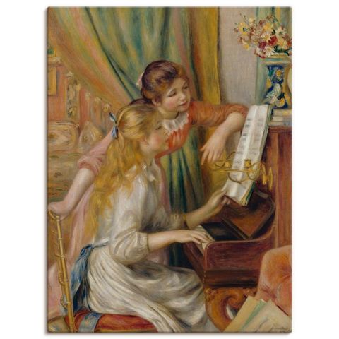 Artland artprint Zwei Mädchen am Klavier