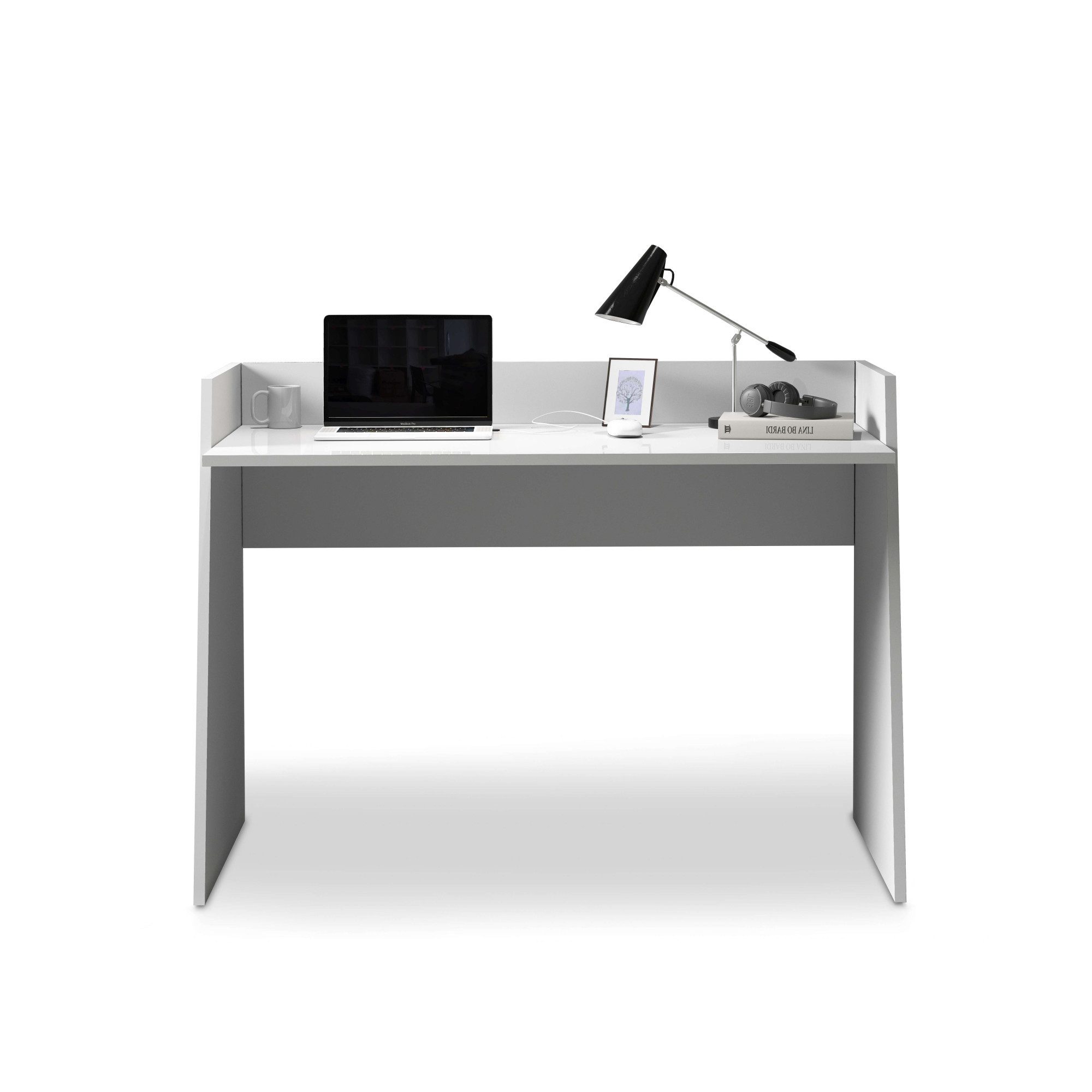 INOSIGN Bureau Vega, Bureau, kleine computertisch, bureautafel voor kantoor (1 stuk) bureaus wit