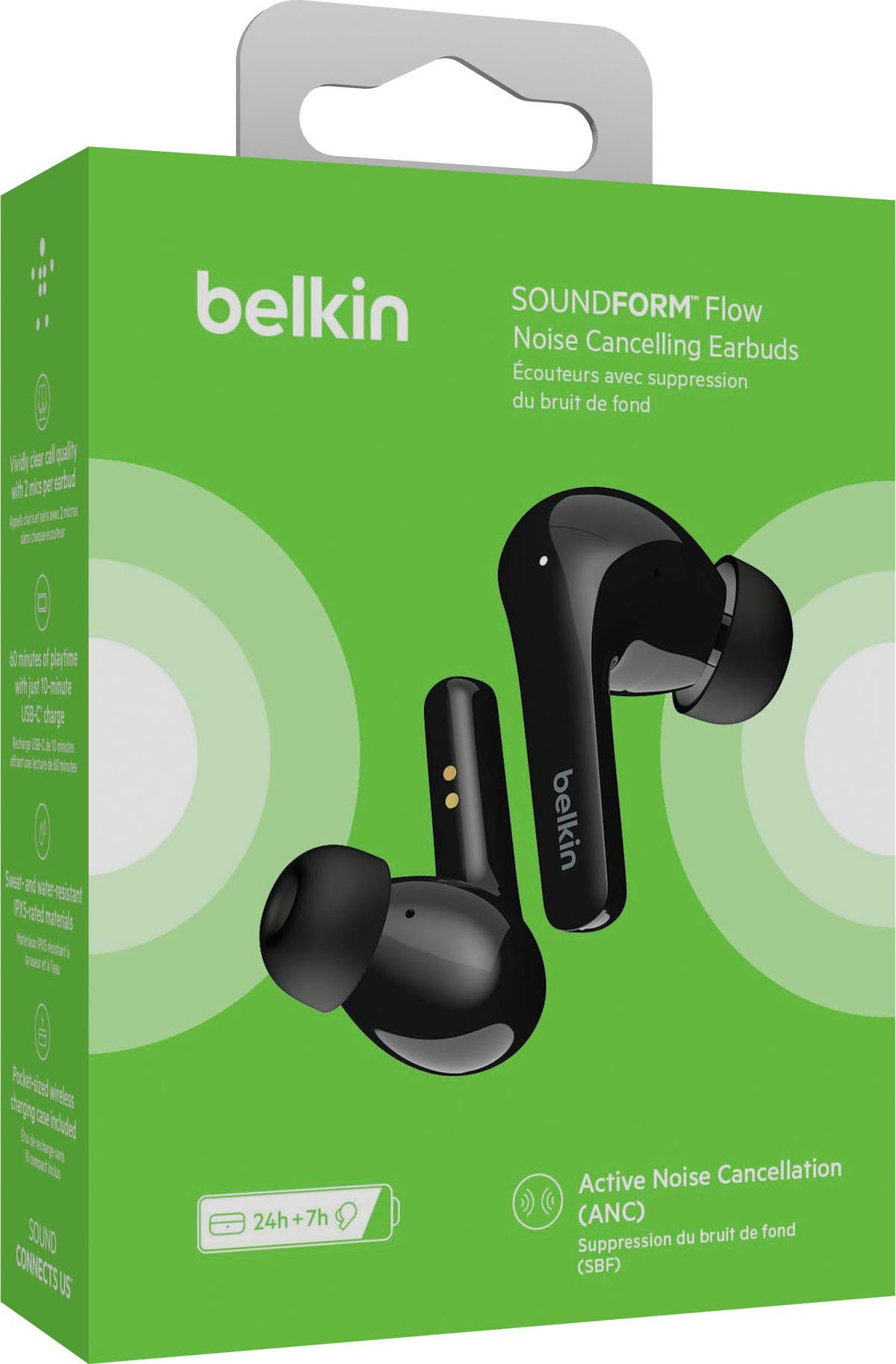 Belkin In-ear koptelefoon SOUNDFORM Flow met noise cancelling