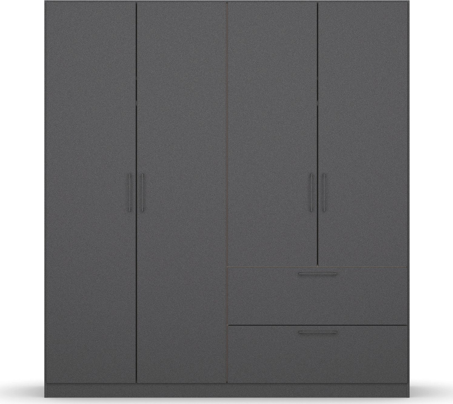 Slaapkamerserie Compleet slaapkamer Challenger (Set van 4 delen) Kast 2 breedtes, bed 3 breedtes, 2 nachttafels MADE IN GERMANY
