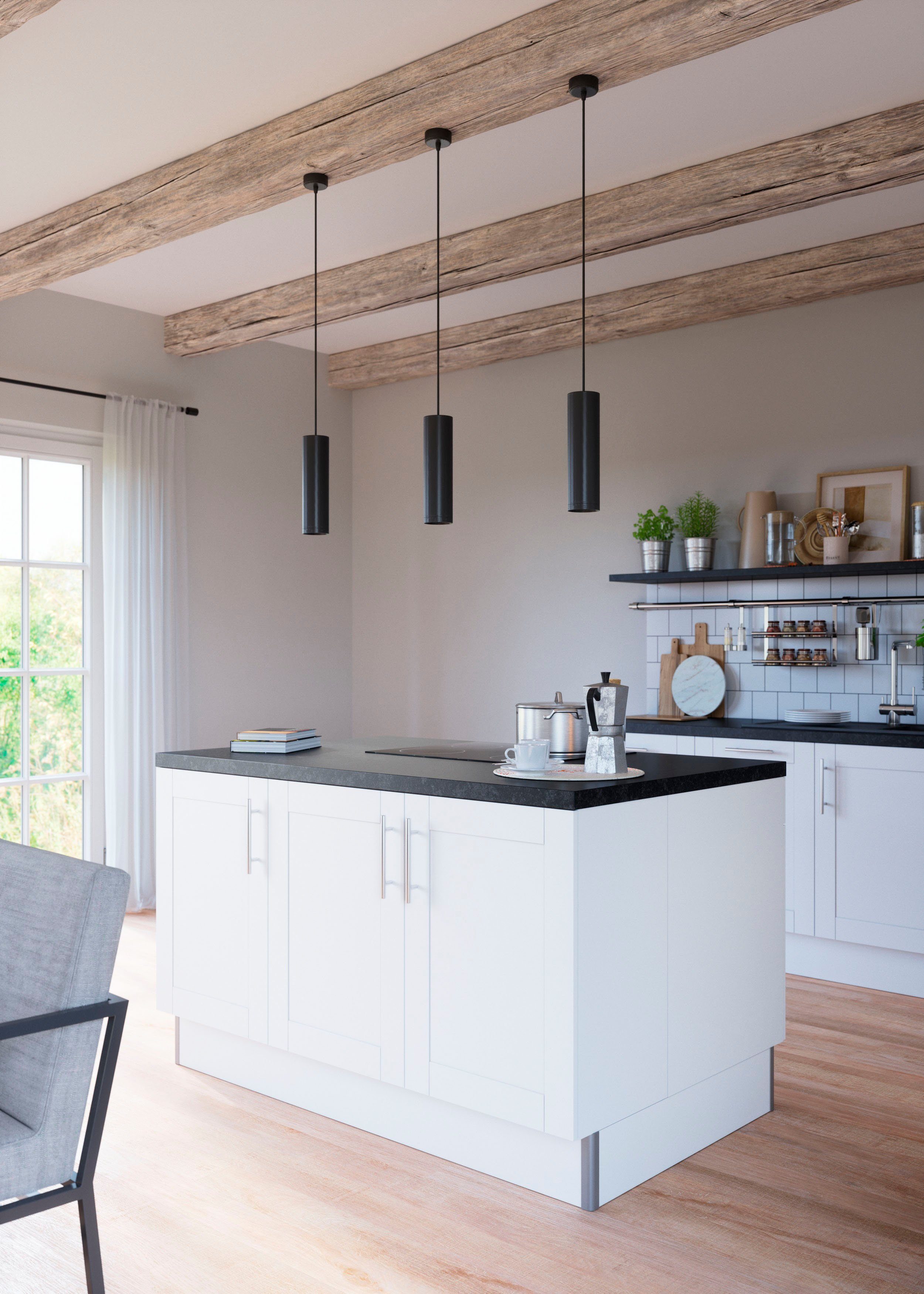 Kochstation Pantry keuken KS-Ahus Kookeiland, breedte 150 cm, optioneel met kookplaat