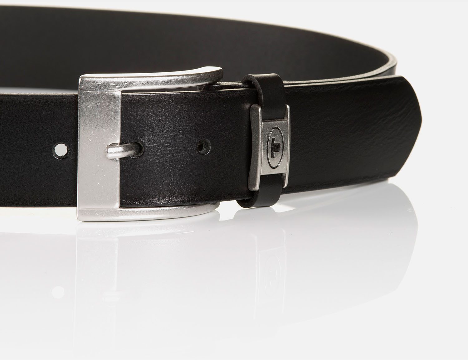 Tom Tailor Leren riem TTNATHAN in cadeauverpakking