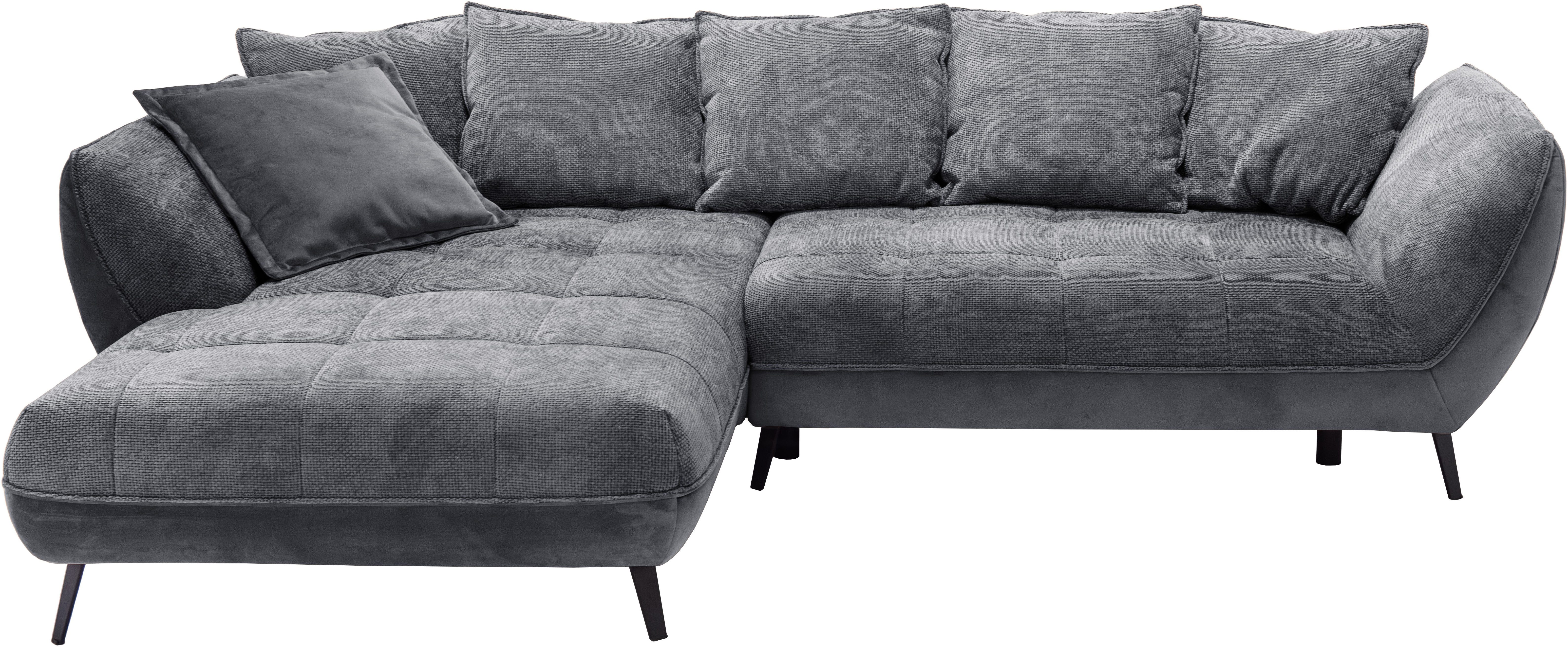 exxpo - sofa fashion Hoekbank Midway met eenvoudige Easy-Lift bedfunctie, comfortabel en modern