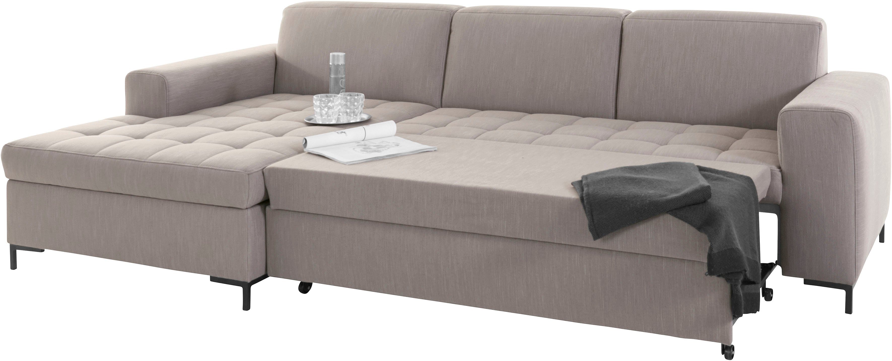 OTTO products Hoekbank Grazzo, tijdloos & elegant, moderne zittinghechting, Breedte 266cm, L-vorm