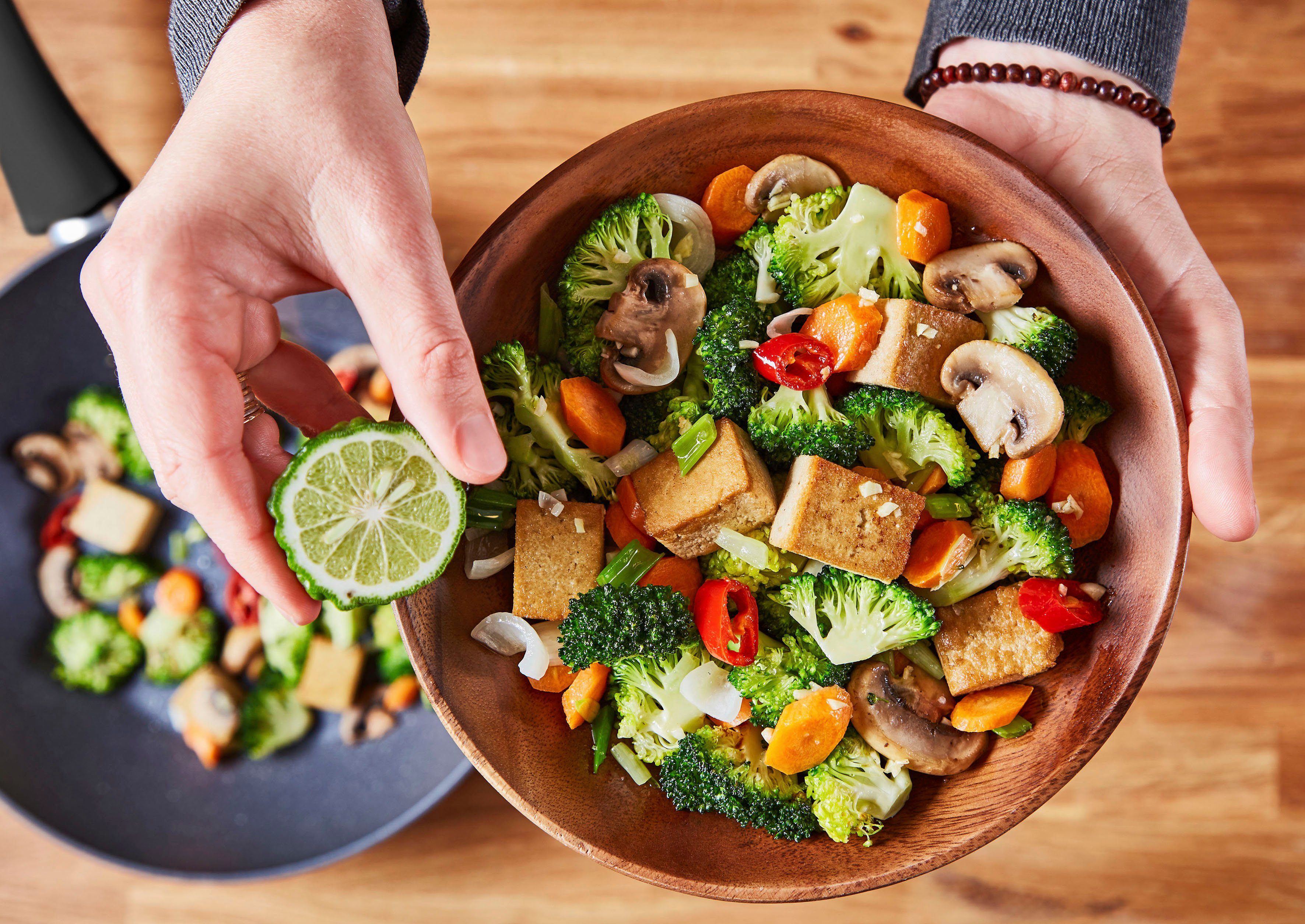 Tefal Wok Healthy Chef Mineralia+ coating, thermo-signaal, Ø 28 cm, inductie (1-delig)