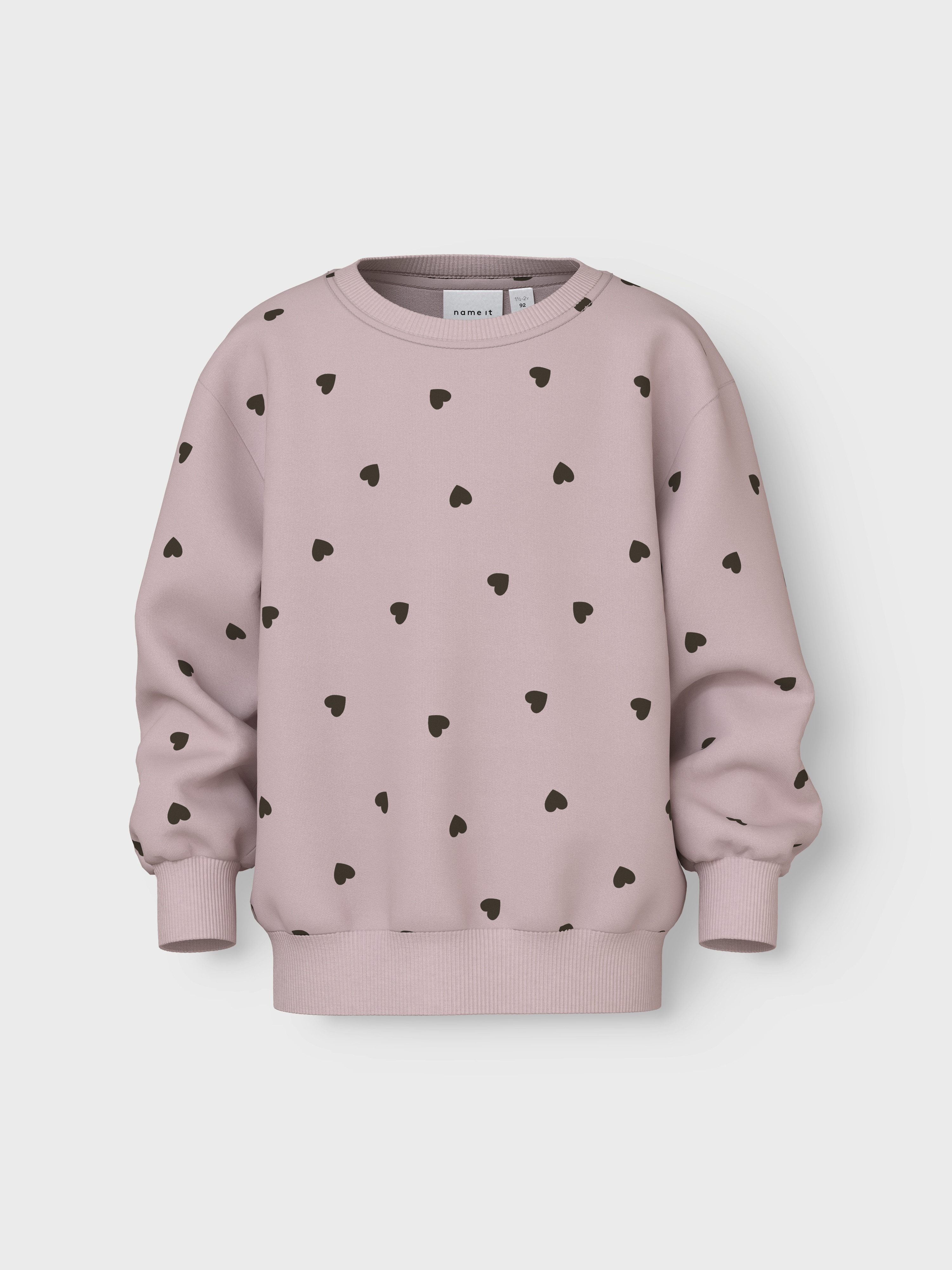 Name It Sweatshirt NMFNEHEART NREG SWEAT BRU