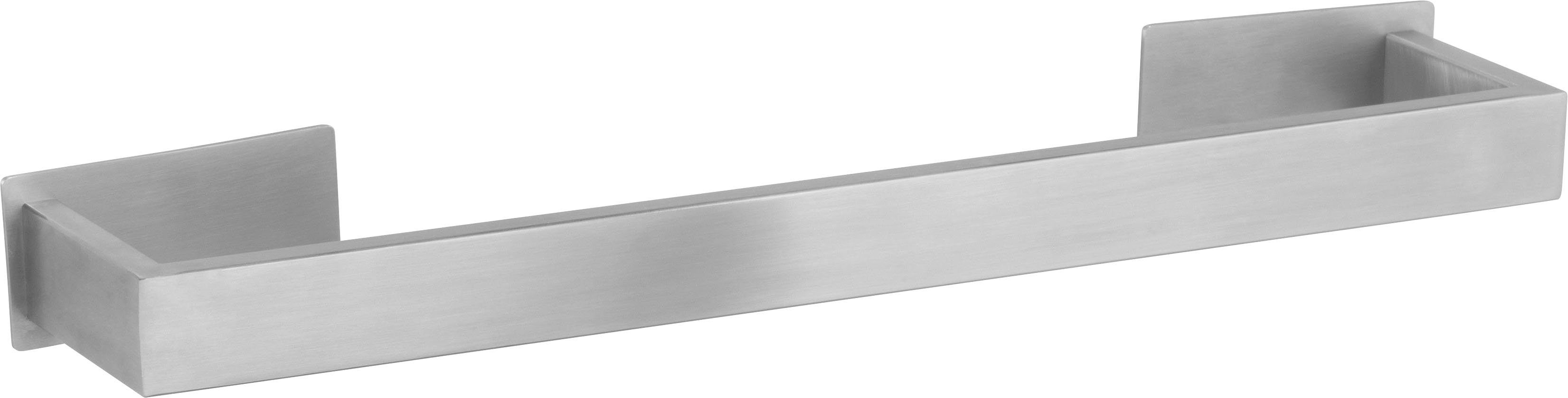 WENKO Handdoekstang Turbo-Loc Genova bevestigen zonder boren handdoekhouders zilver