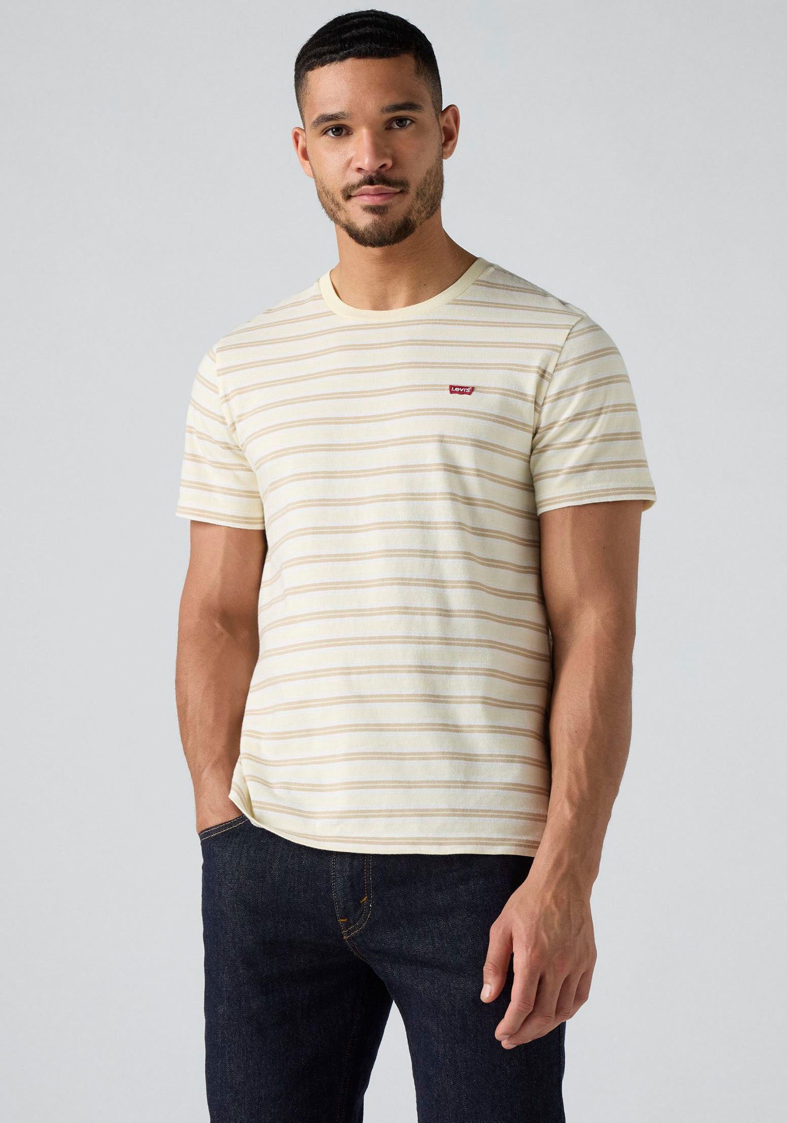 Levi's® T-shirt met gestreept patroon