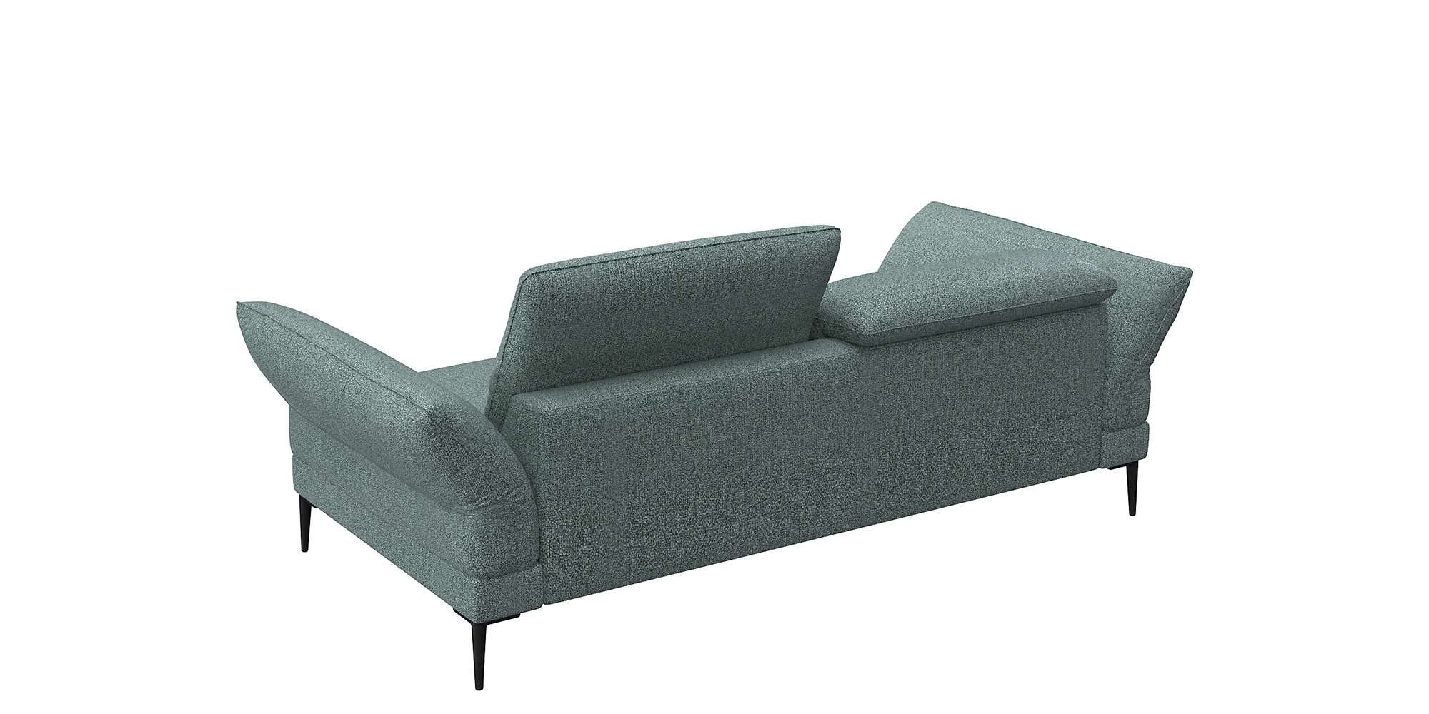 FLEXLUX 2,5-zits Salino, functie-sofa, relaxsofa Bank met arm- en hoofdeinde verstellingen, koudschuim & staalgolven