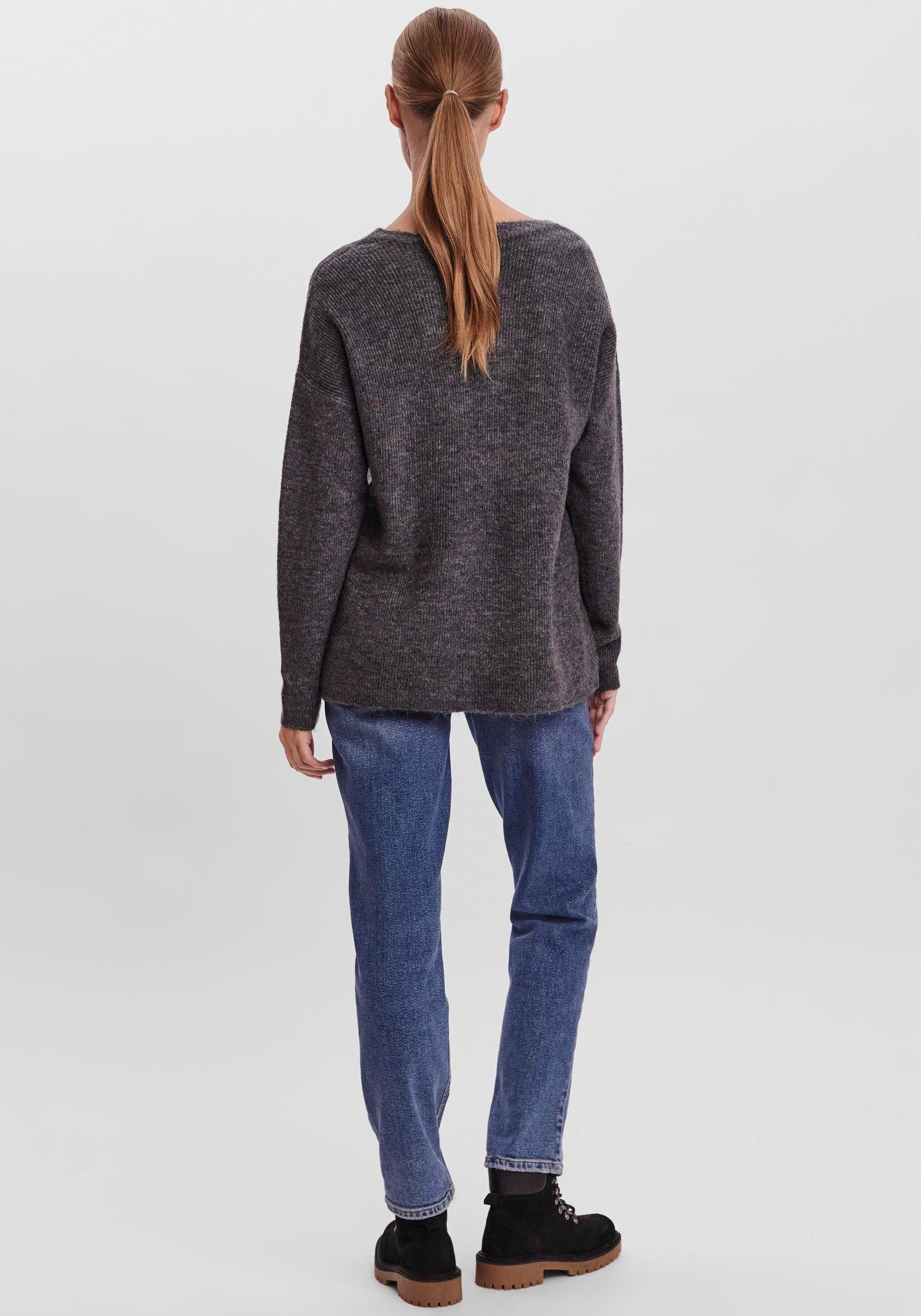 Vero Moda Trui met V-hals VMCREWLEFILE LS V-NECK BLOUSE NOOS