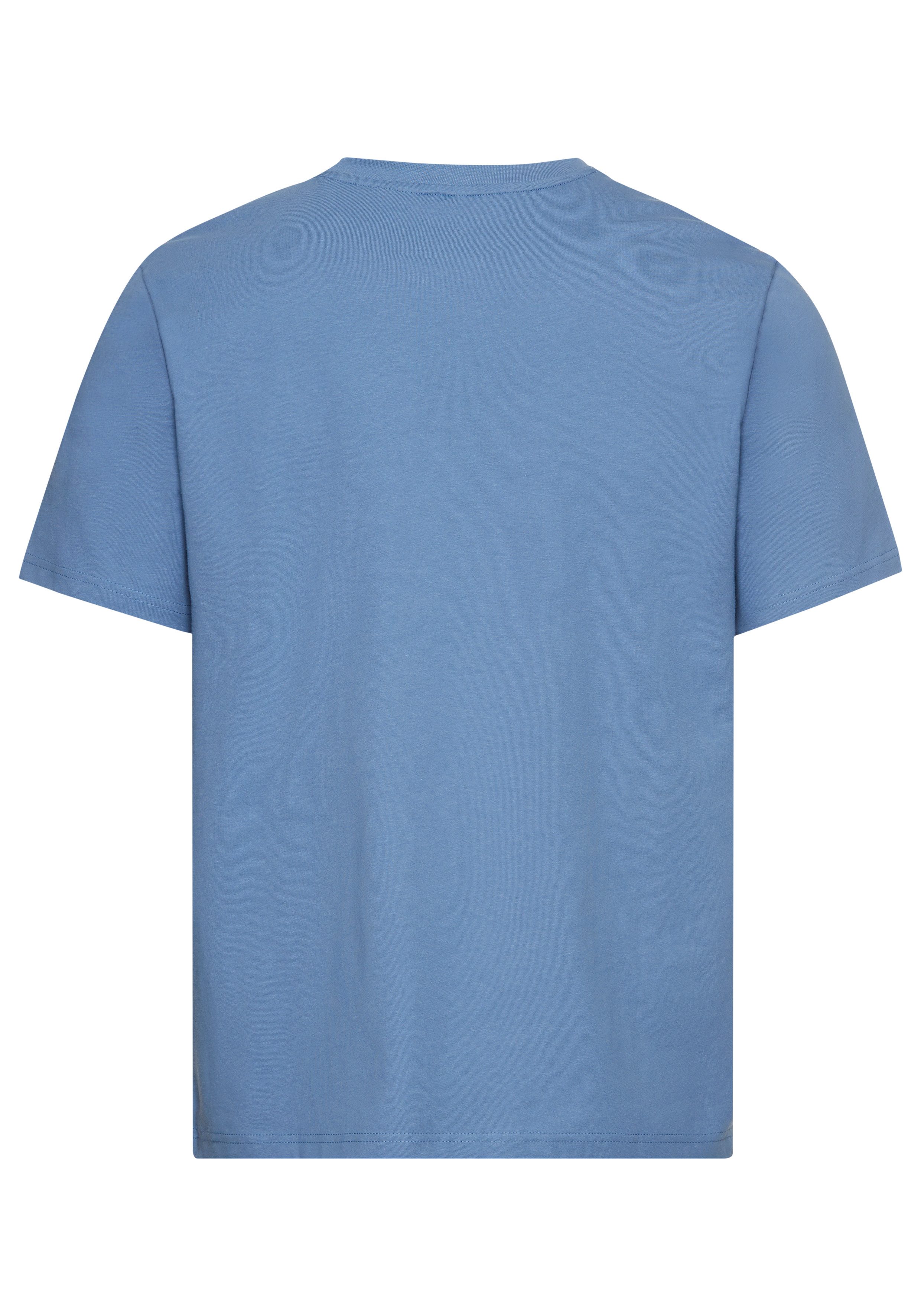 DELMAO T-shirt met subtiele logo-opdruk in club-design