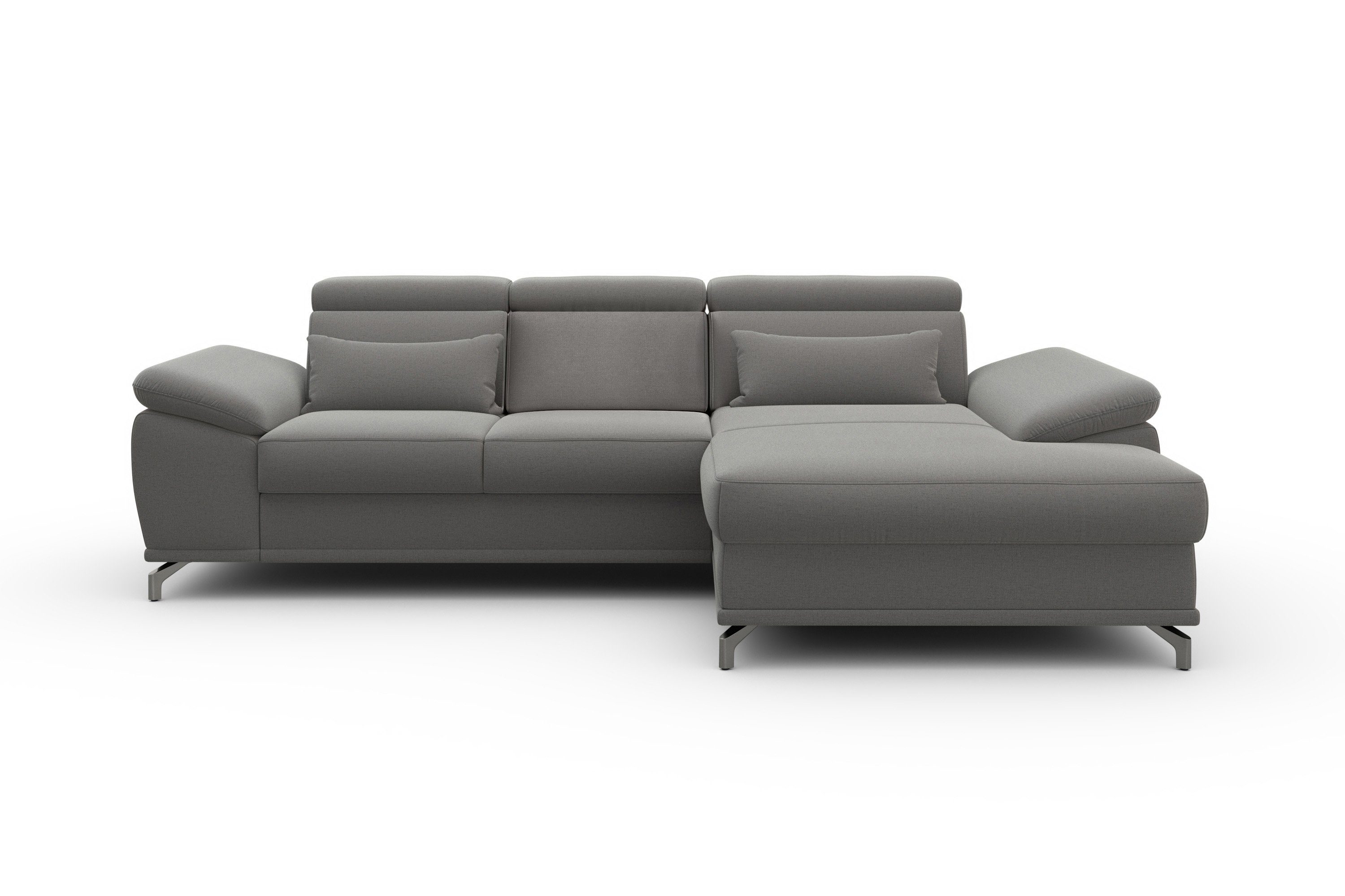 sit&more Hoekbank Cabrio L-vorm, met zitdiepteverstelling, arm- en hoofdsteunverstelling