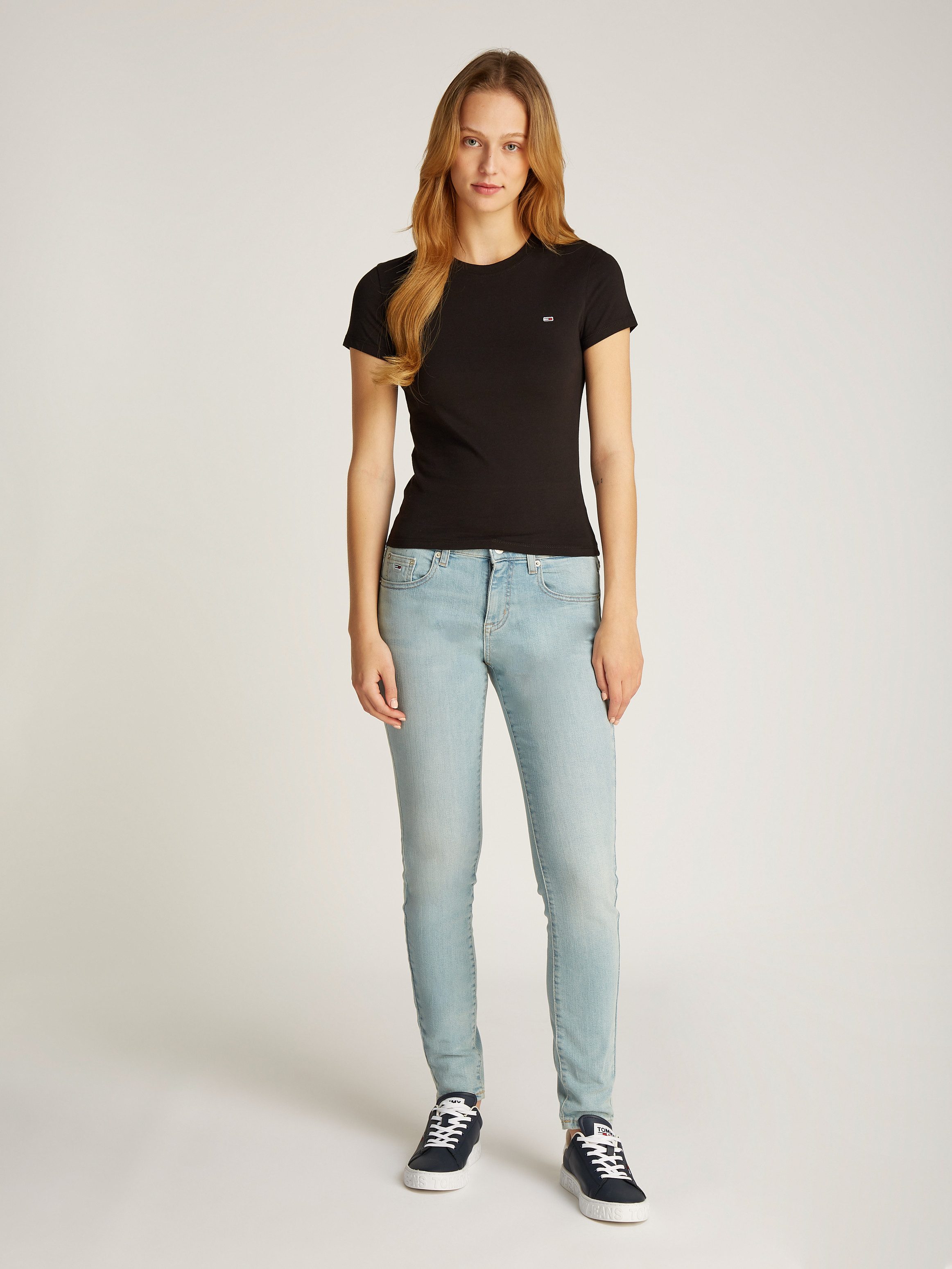 TOMMY JEANS T-shirt TJW 2PACK C-NECK TEE (set, 2-delig, 2 stuks)