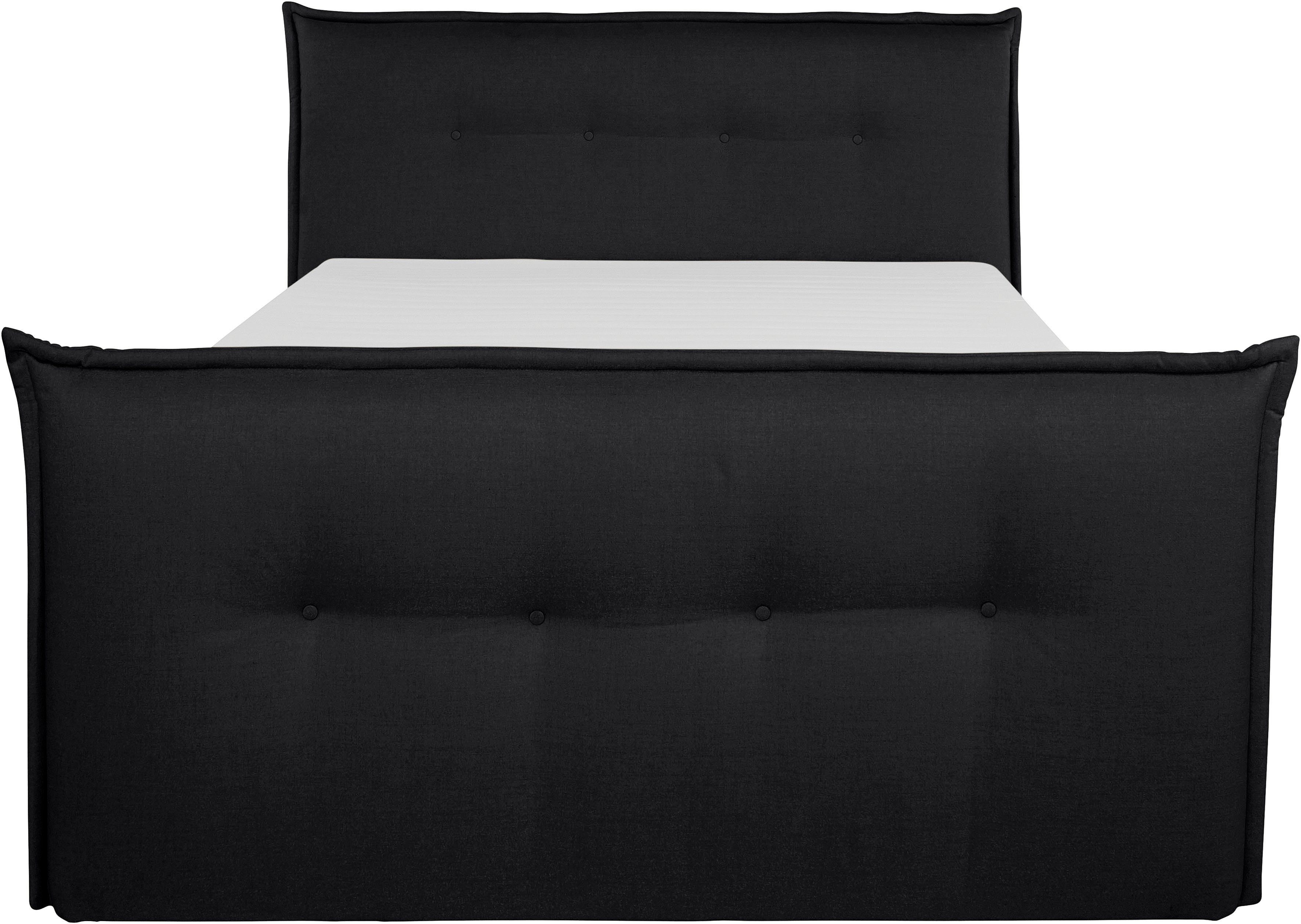 andas Boxspring Lichtgewicht inclusief voetbord, bedkist & topmatras, in 4 breedten en 2 hardheden
