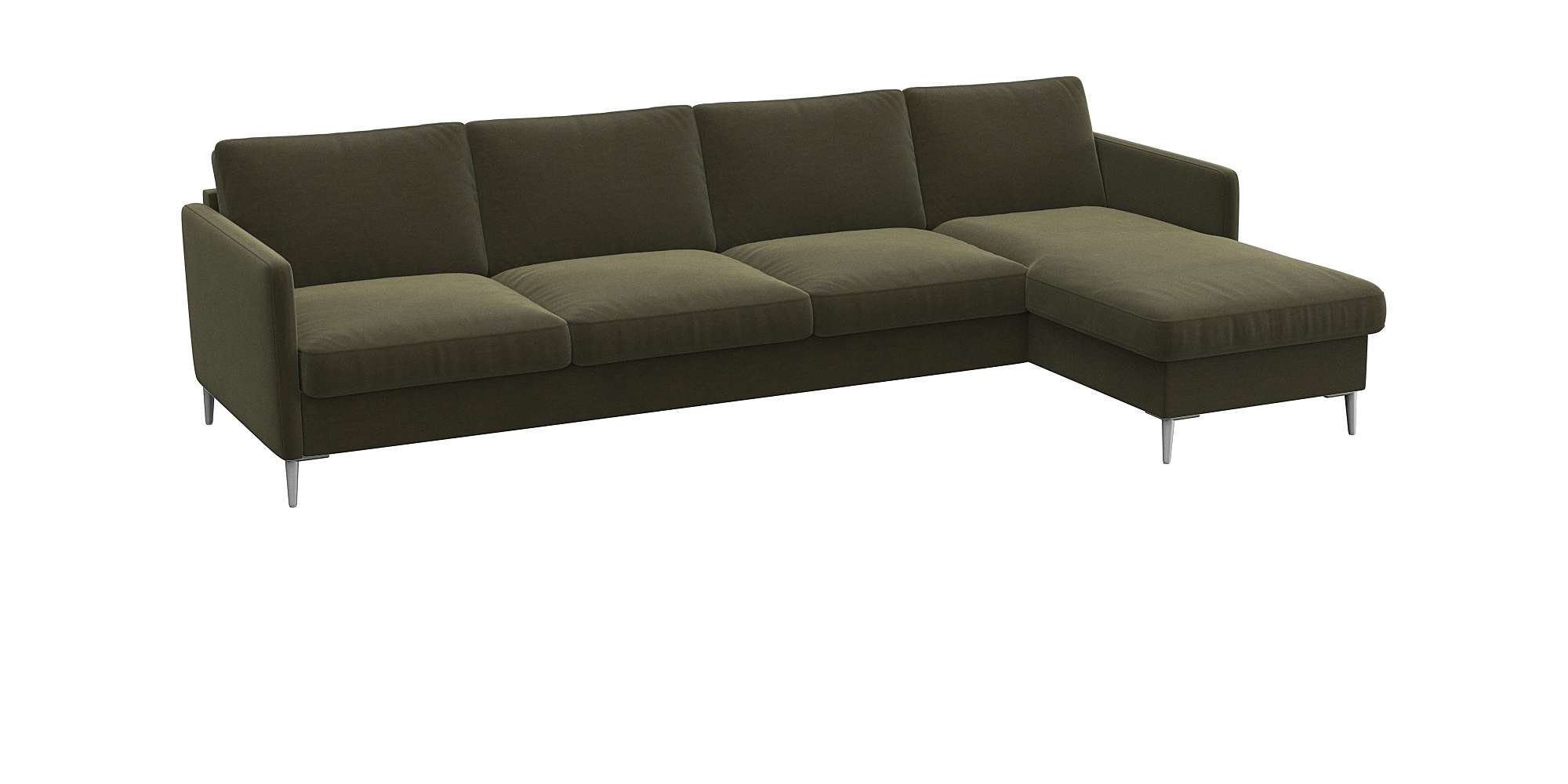 FLEXLUX Hoekbank Fiore, L-vorm, comfortabel en aangenaam door hoogwaardige zitopbouw