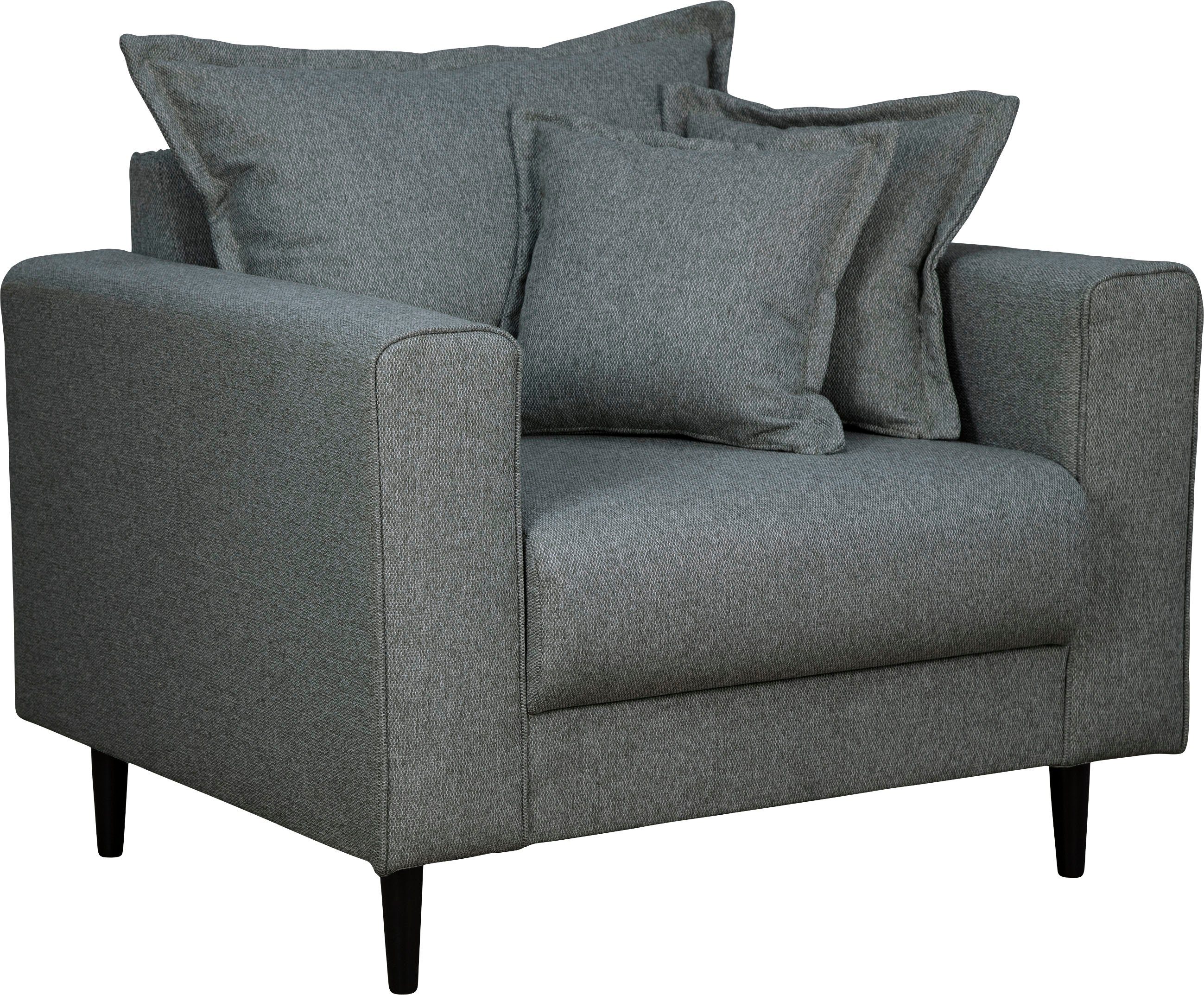 Home affaire Fauteuil VEYRAS loungefauteuil, afmetingen B/D/H: 95/84/76 cm