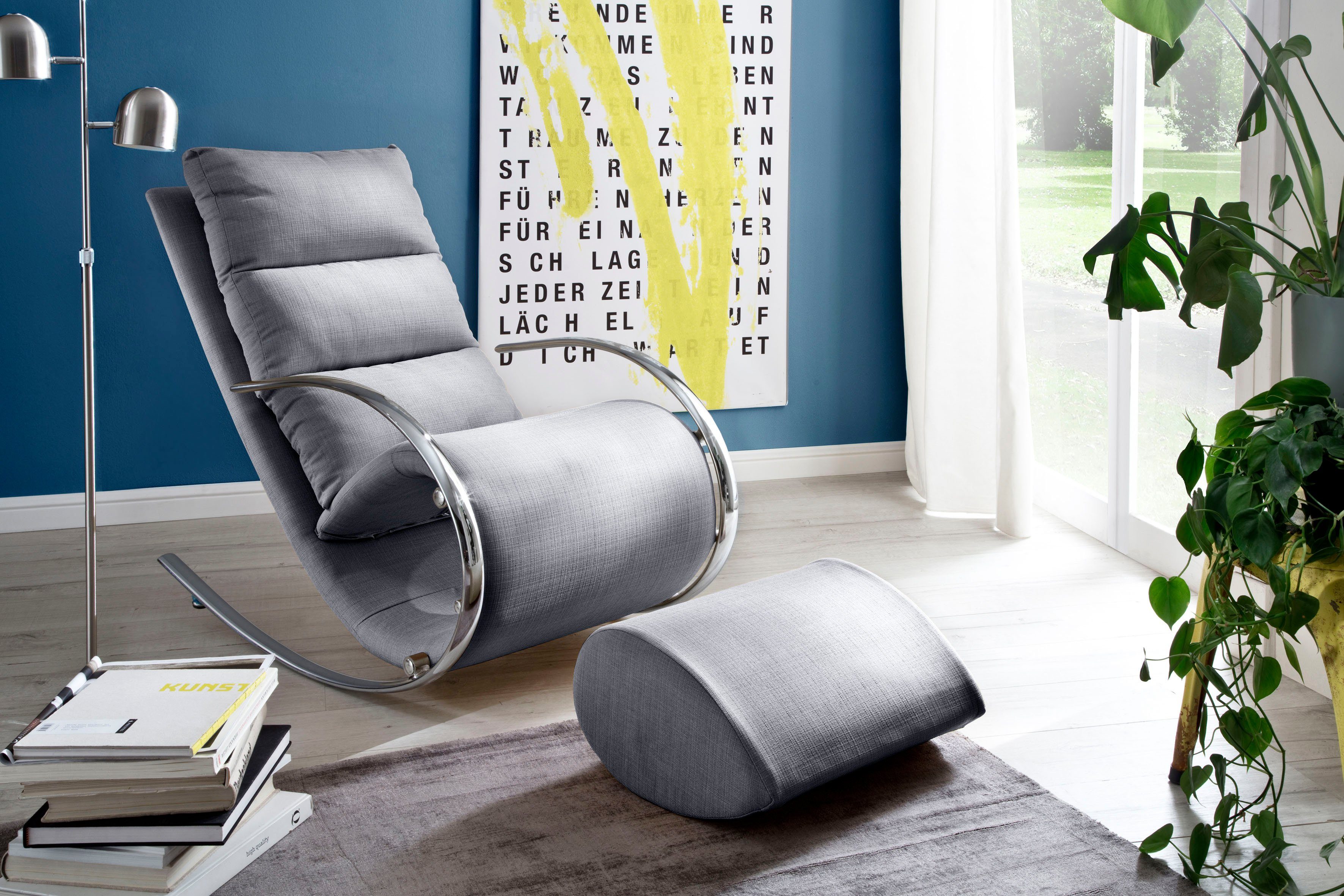 Manie Voorschrift Slechthorend MCA furniture Relaxfauteuil York Relaxfauteuil met hocker, belastbaar tot  100 kg in de online shop | OTTO