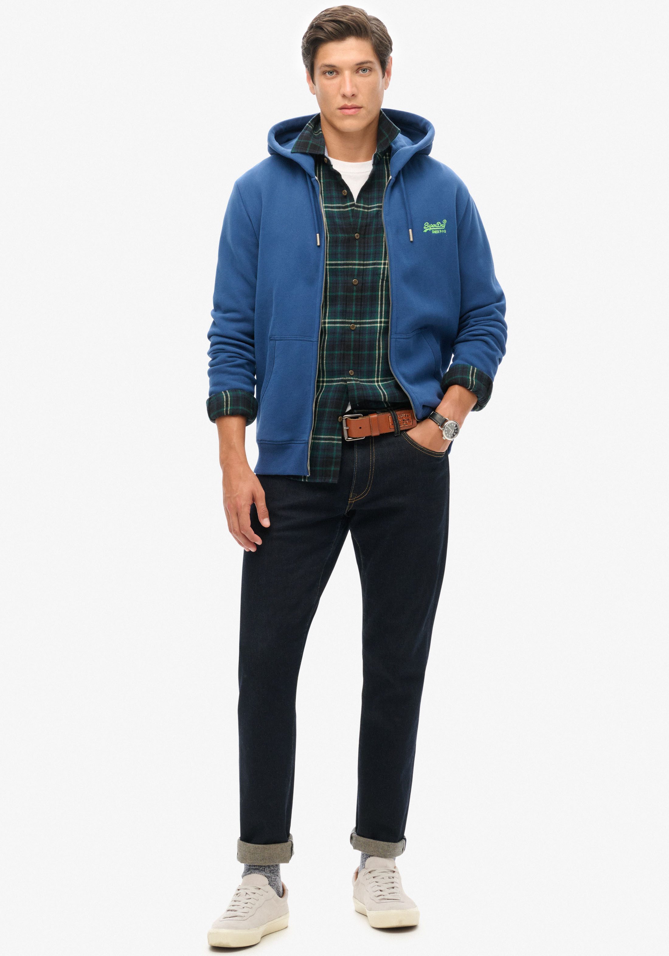 Superdry Capuchonsweatvest ESSENTIAL LOGO ZIP HOODIE