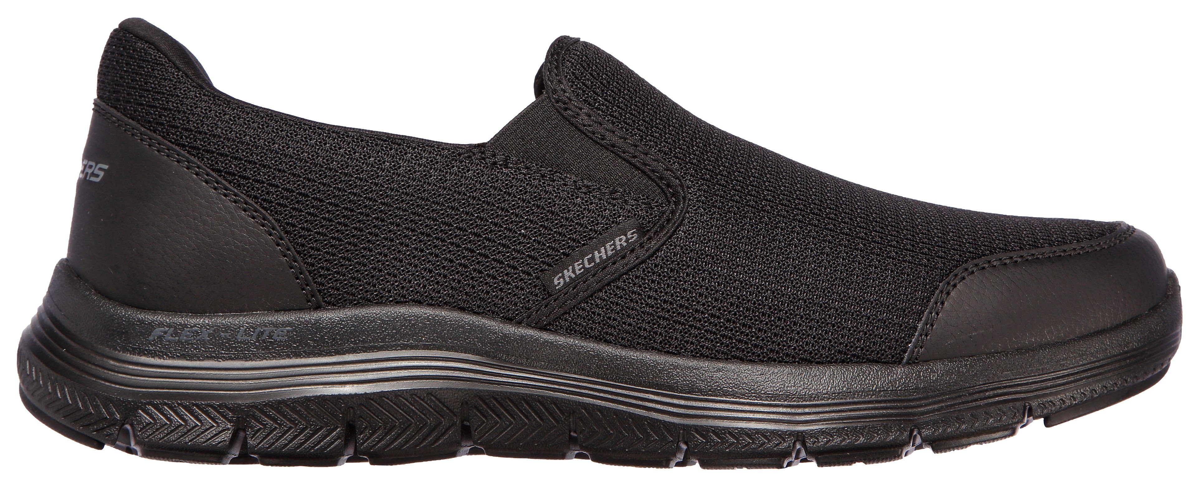 Skechers Slip-on sneakers FLEX ADVANTAGE 4.0 Slipper, slip-on schoen, comfortschoen met air cooled memory foam
