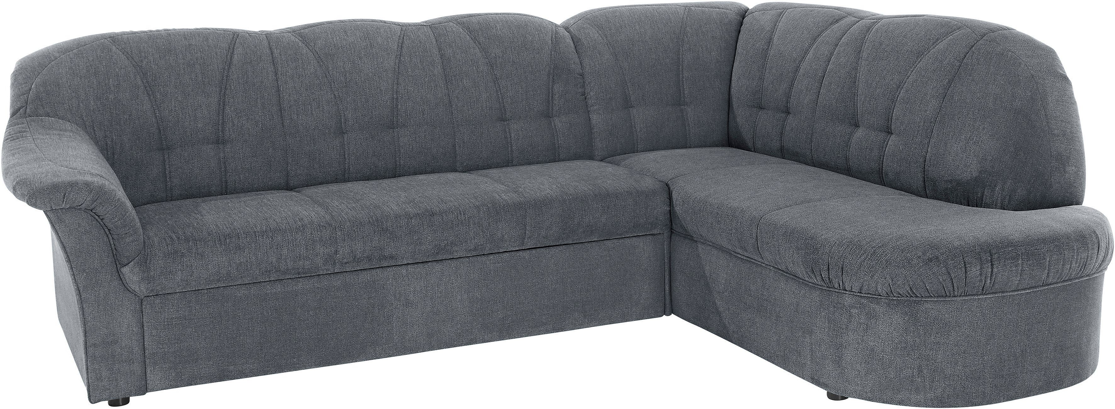 DOMO collection Hoekbank Pegnitz, elegante rugsteppingen, tijdloze vormtaal, L-vorm