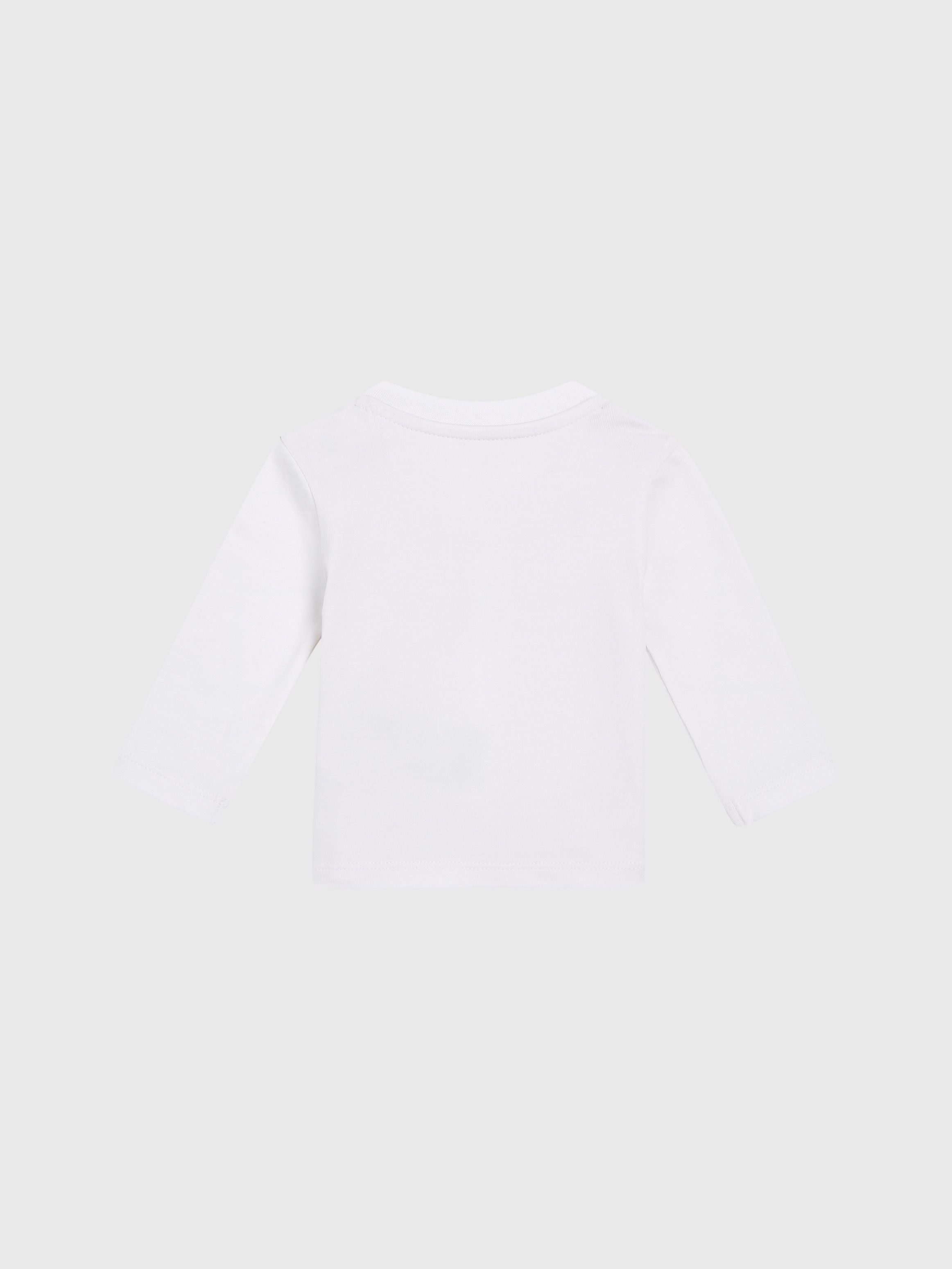 Calvin Klein Shirt met lange mouwen MONOGRAM LS T-SHIRT voor baby’s tot 2 jaar, met grote print