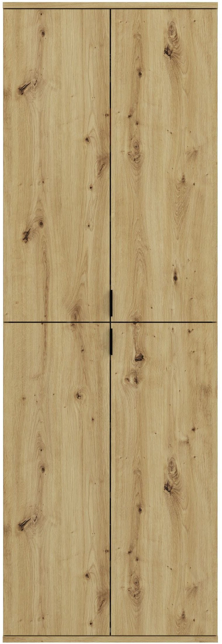 INOSIGN Halmeubelset Trondheim, Breedte 243 cm, 5-delig, bestaande uit: 2x garderobekast, 1 commode, 1 kledingstang, 1 legplank (set, 4-delig)