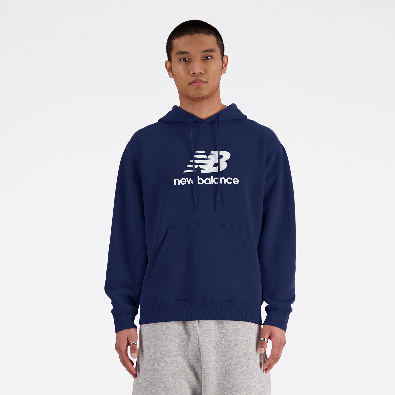 New Balance Hoodie heren hoodies maat M blauw