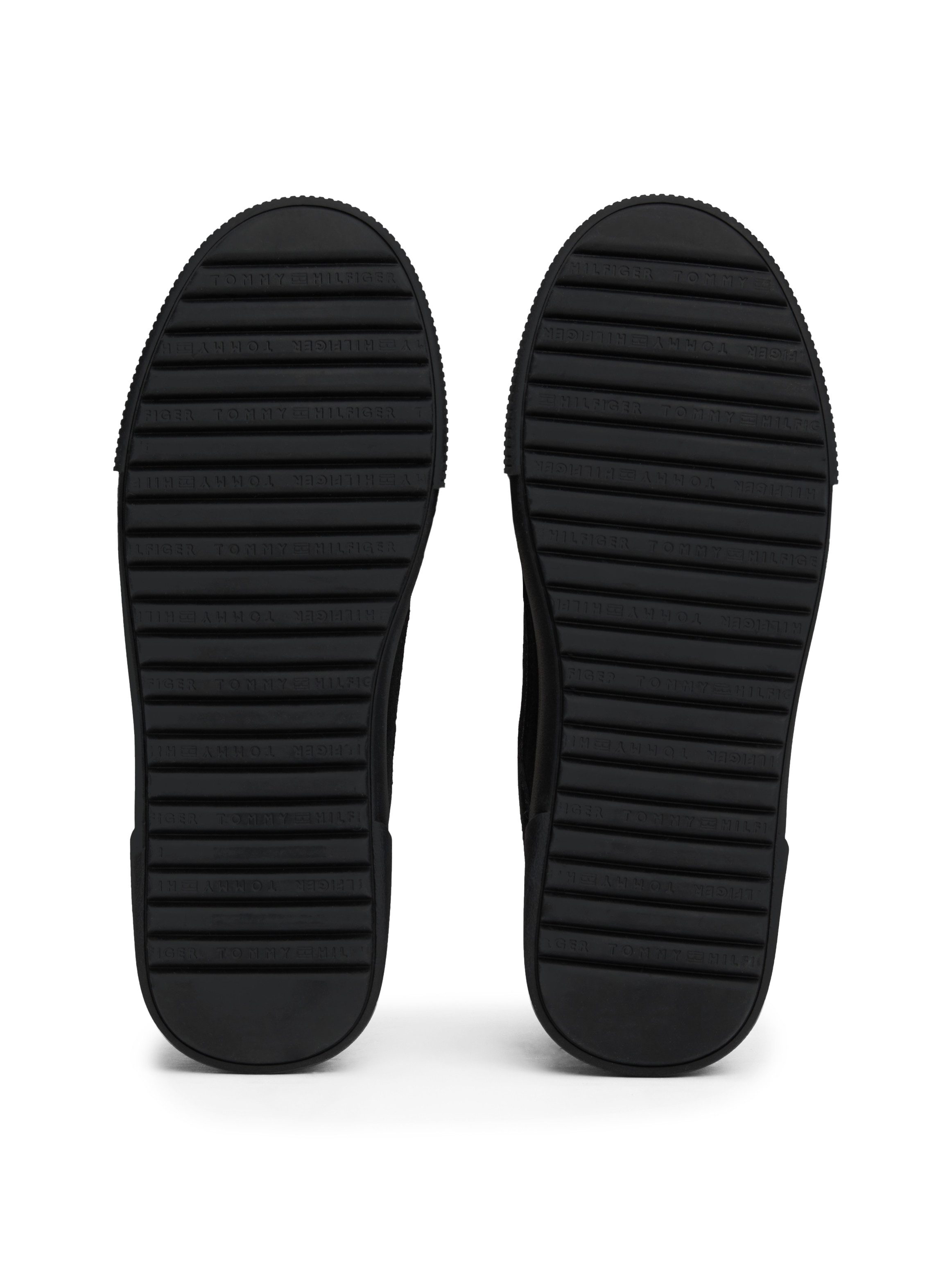 Tommy Hilfiger Winterlaarzen SUEDE VULC WINTER SNEAKER HI , high-top sneaker, veterschoenen, enkellaars met zijlogo