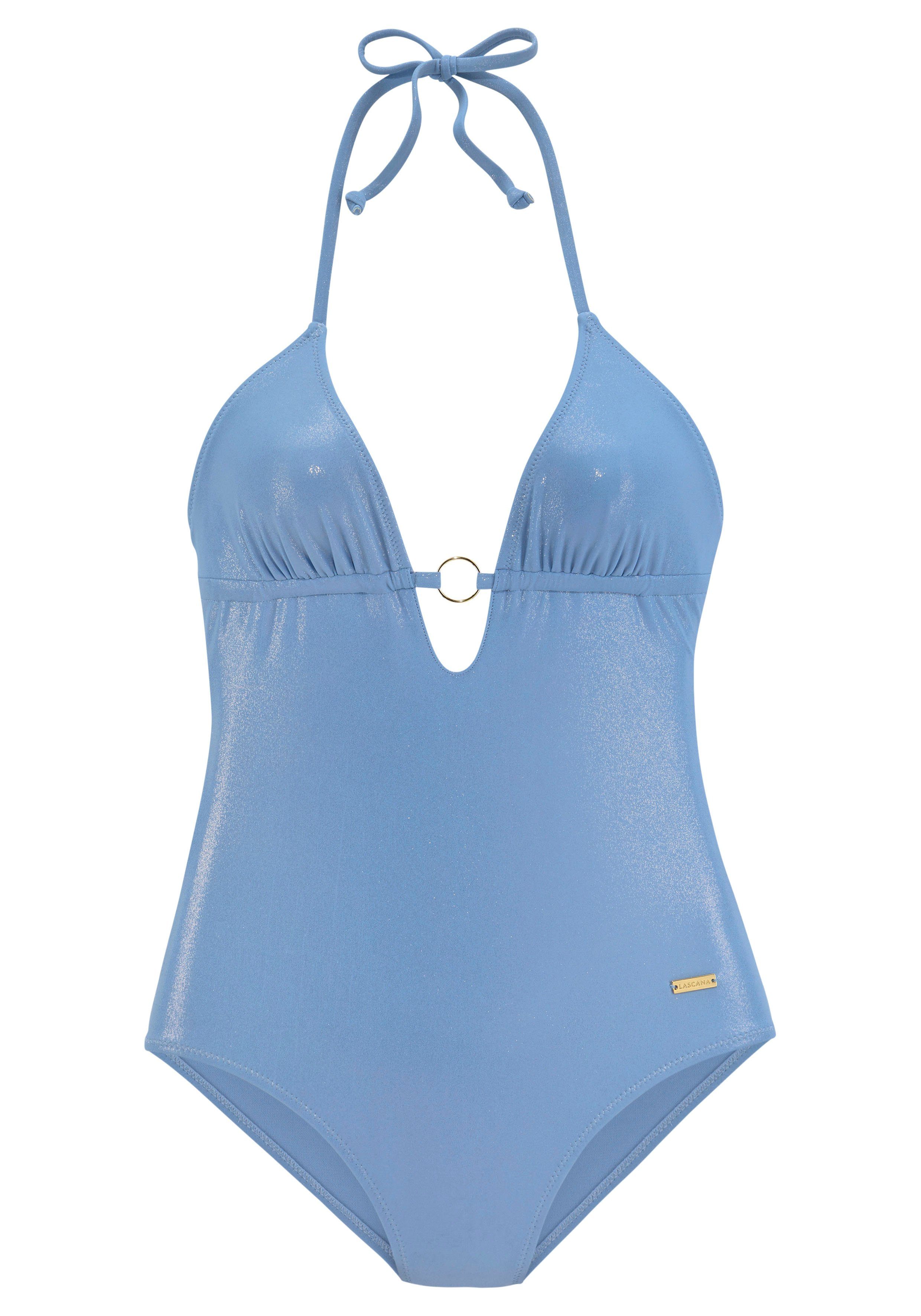 Lascana Badpak met goudkleurig glanzende coating