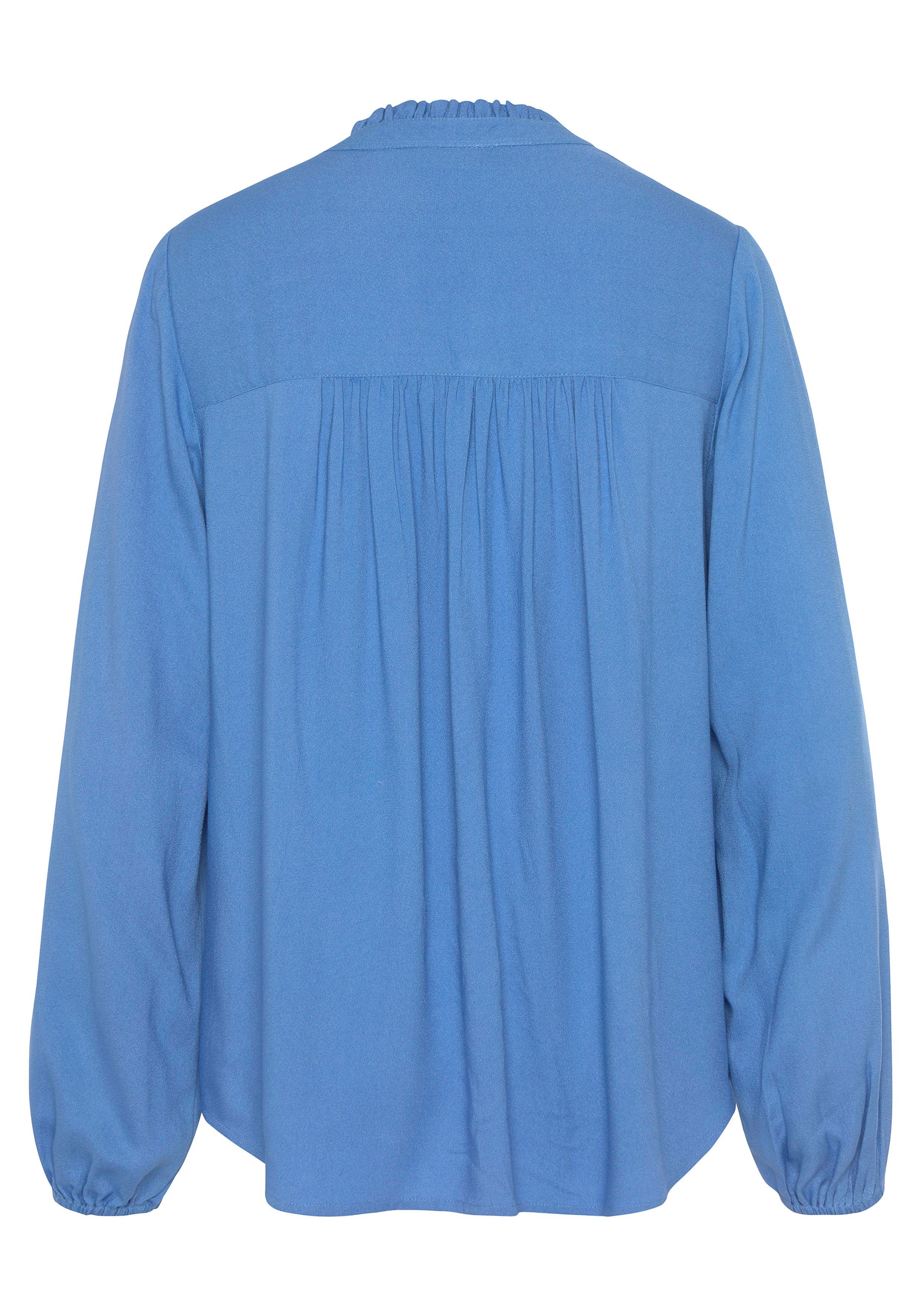 Lascana Blouse zonder sluiting met lange mouwen, lichte damesblouse, casual-chic, feestelijk