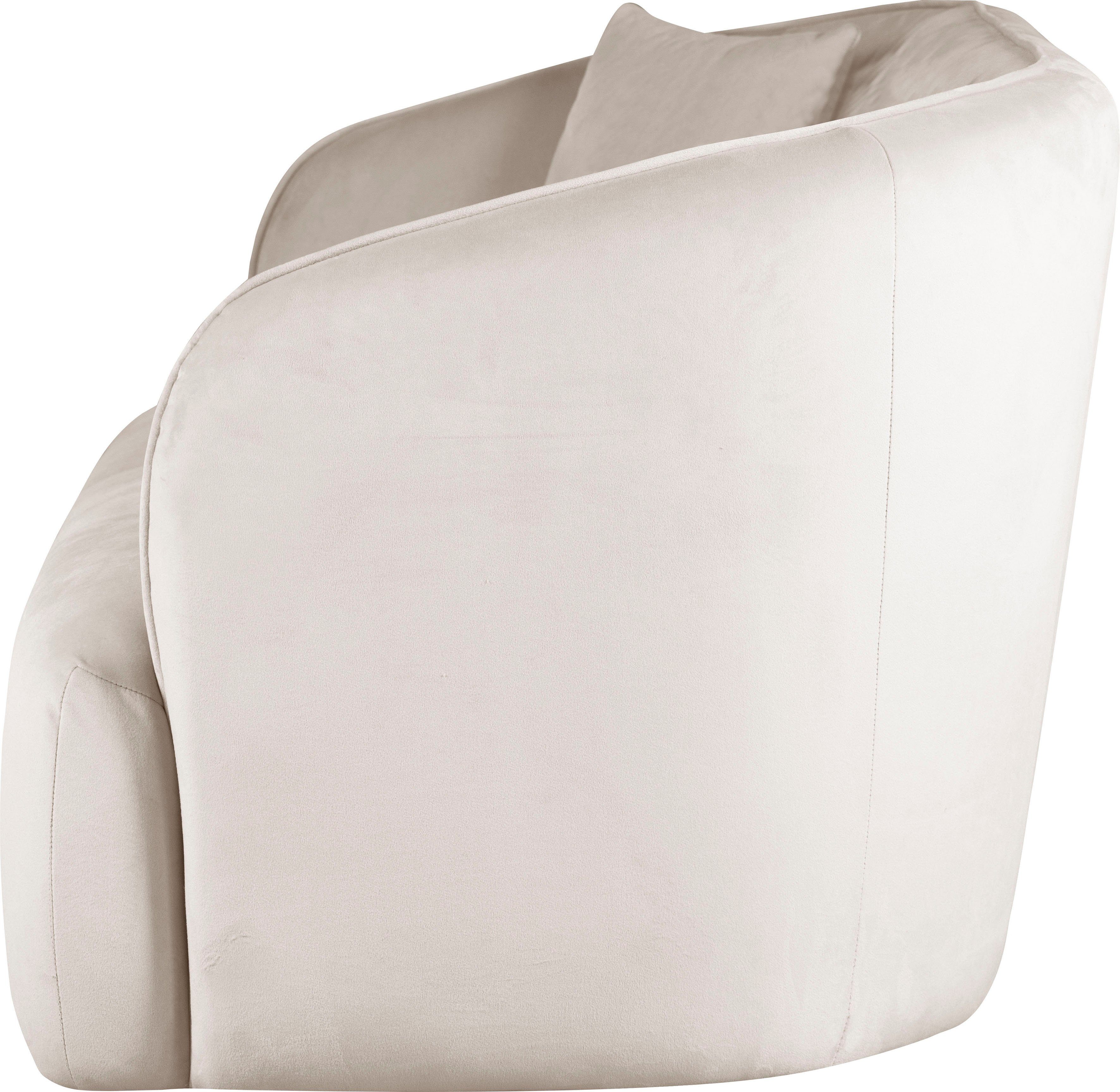 andas Fauteuil Kreukelzone ook met bouclé-bekleding