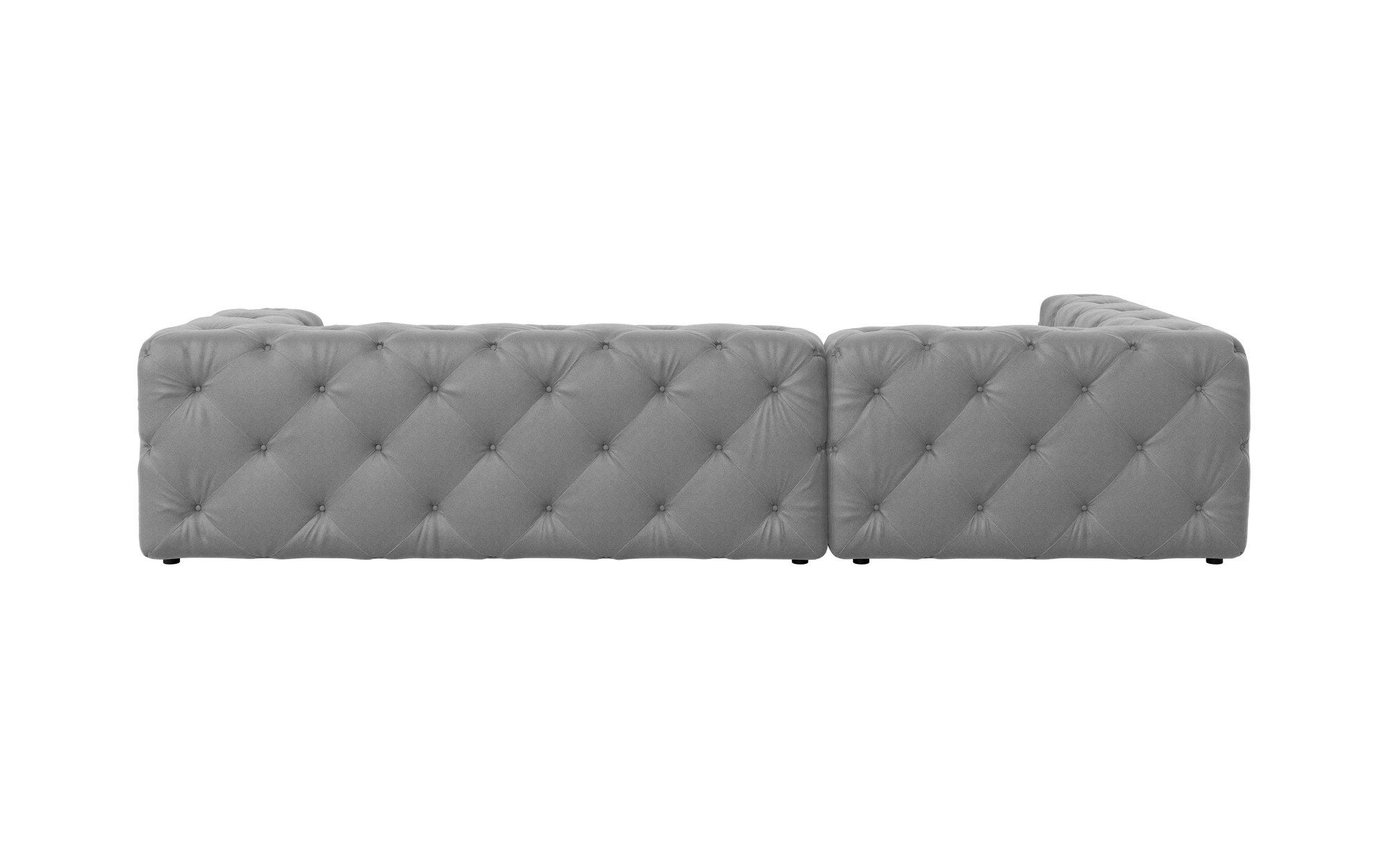 Places of Style Hoekbank FOLLINA L-vorm, met klassieke Chesterfield-knoopstiksels