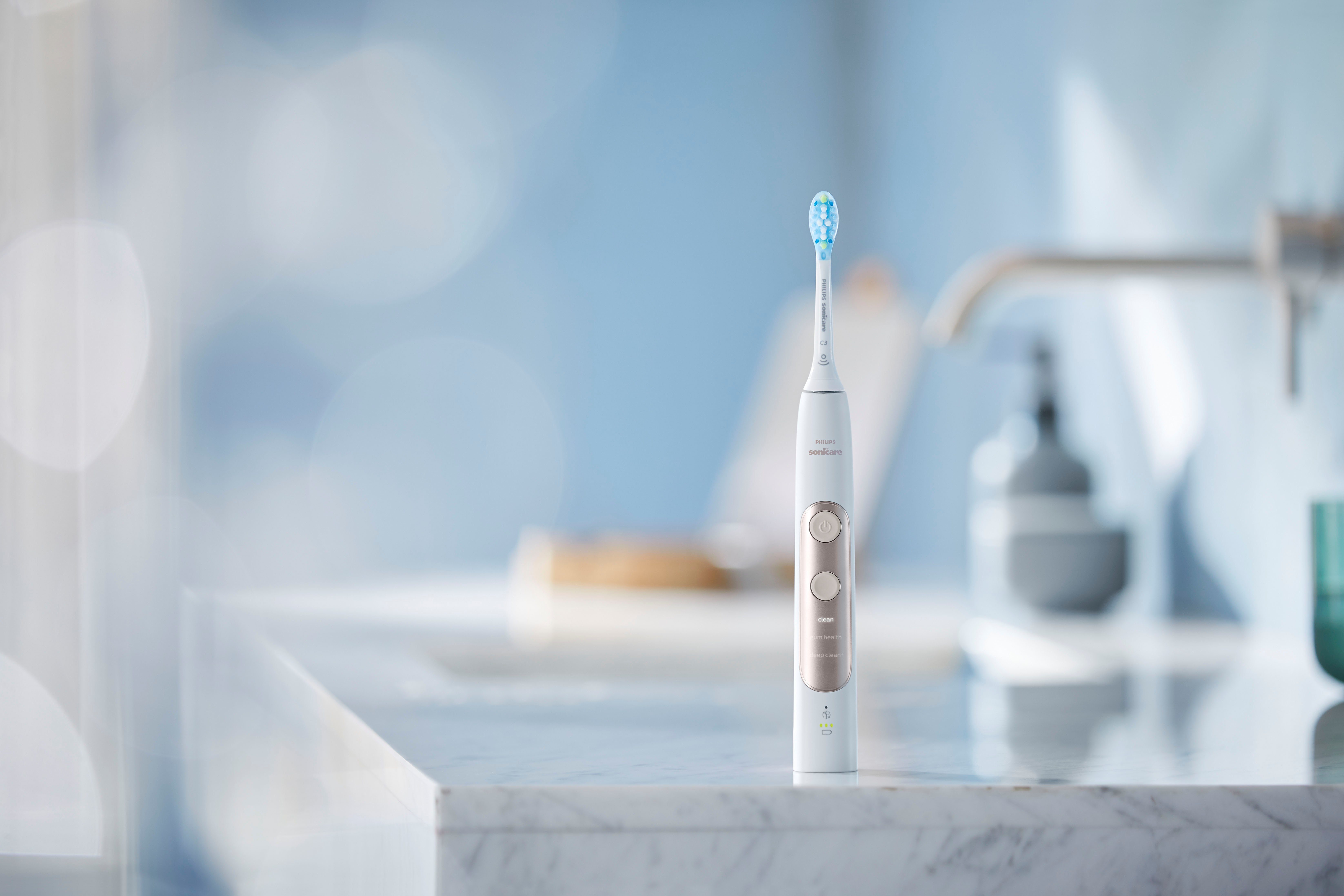 Philips Sonicare Elektrische tandenborstel ExpertClean 7300 HX9601 met sonartechnologie, reisetui