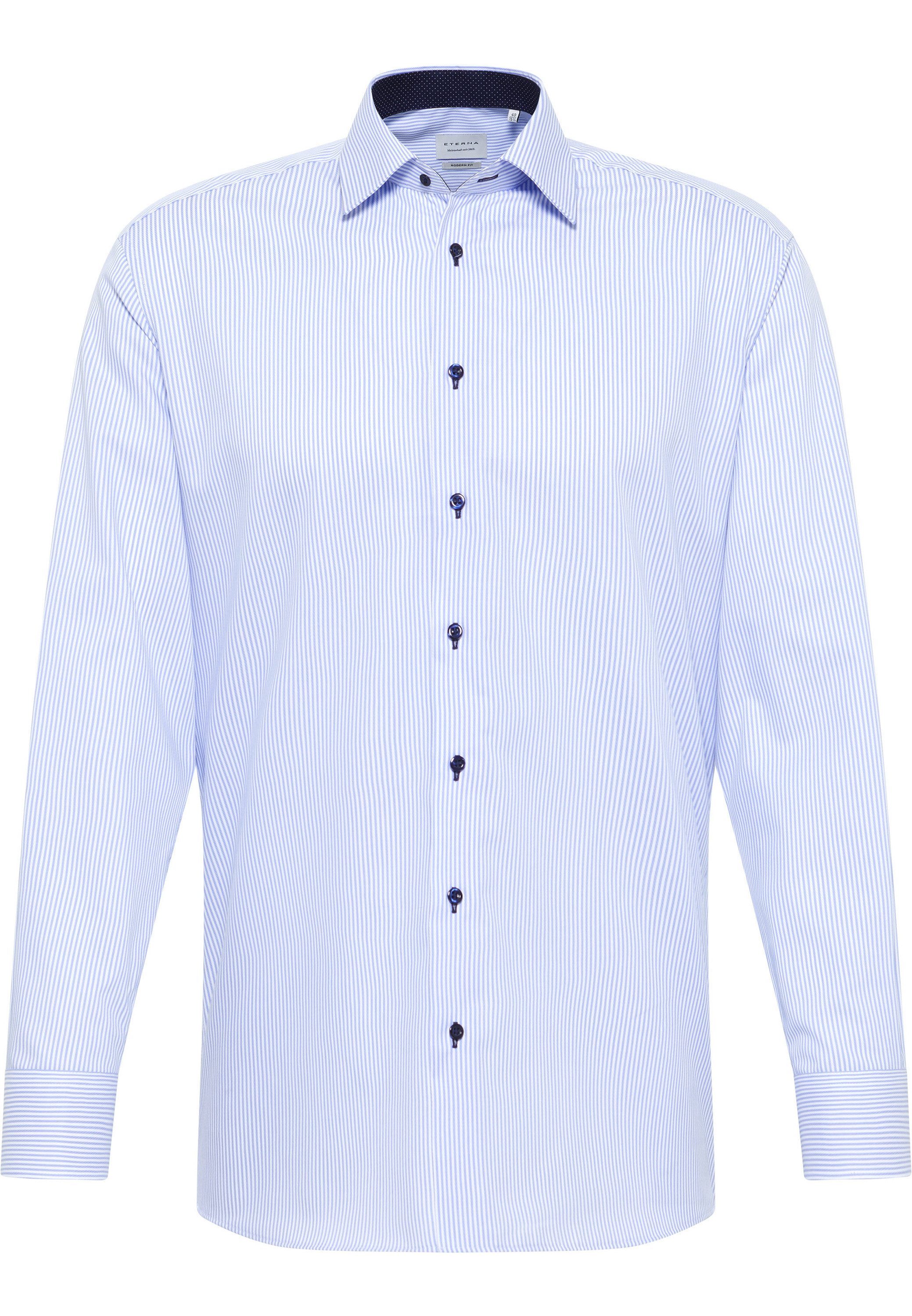 Eterna Overhemd met lange mouwen MODERN FIT NON IRON (strijkvrij)