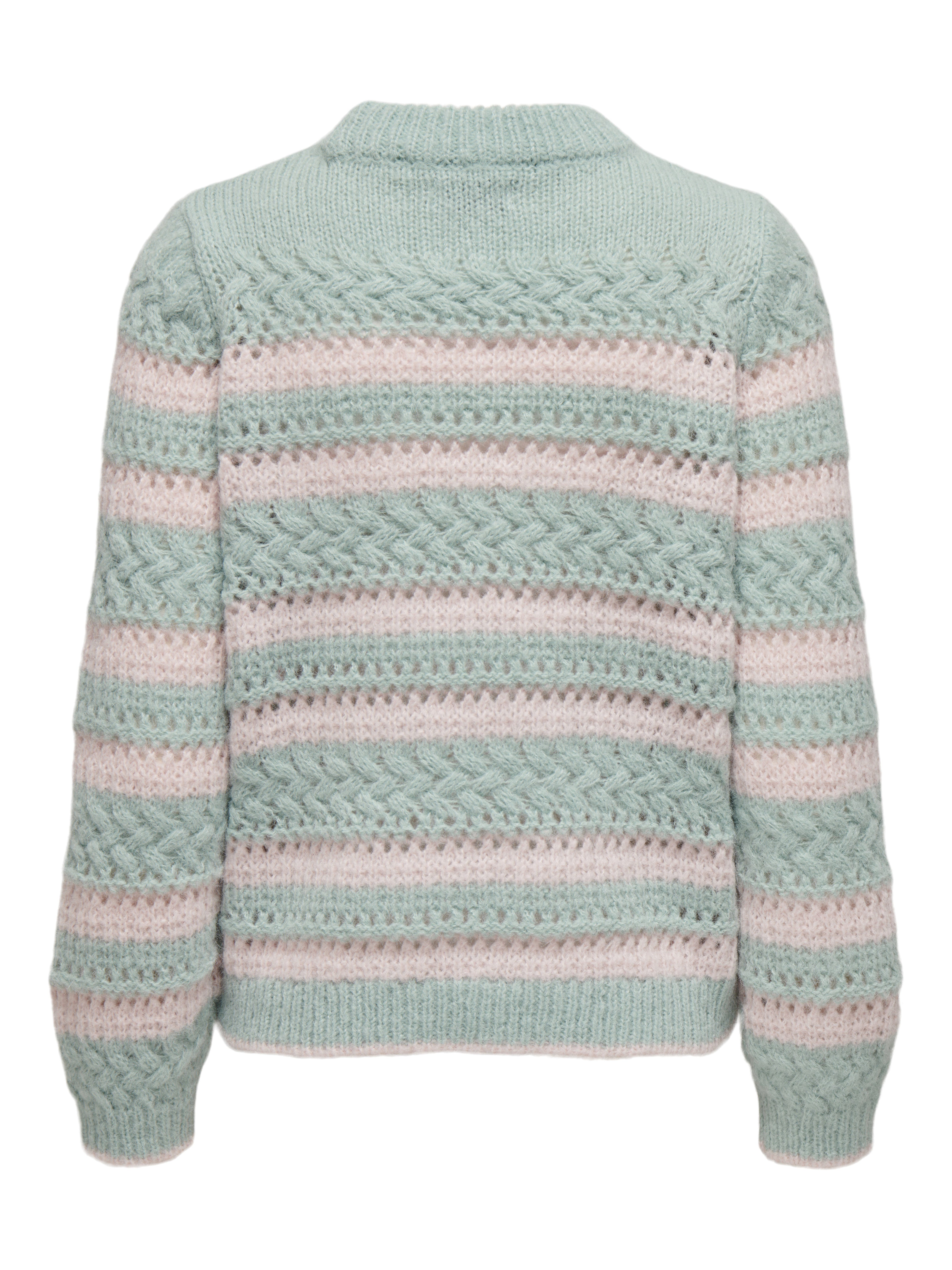 Only Trui met ronde hals ONLKIMA LS LIFE STRIPE O-NECK CC KNT