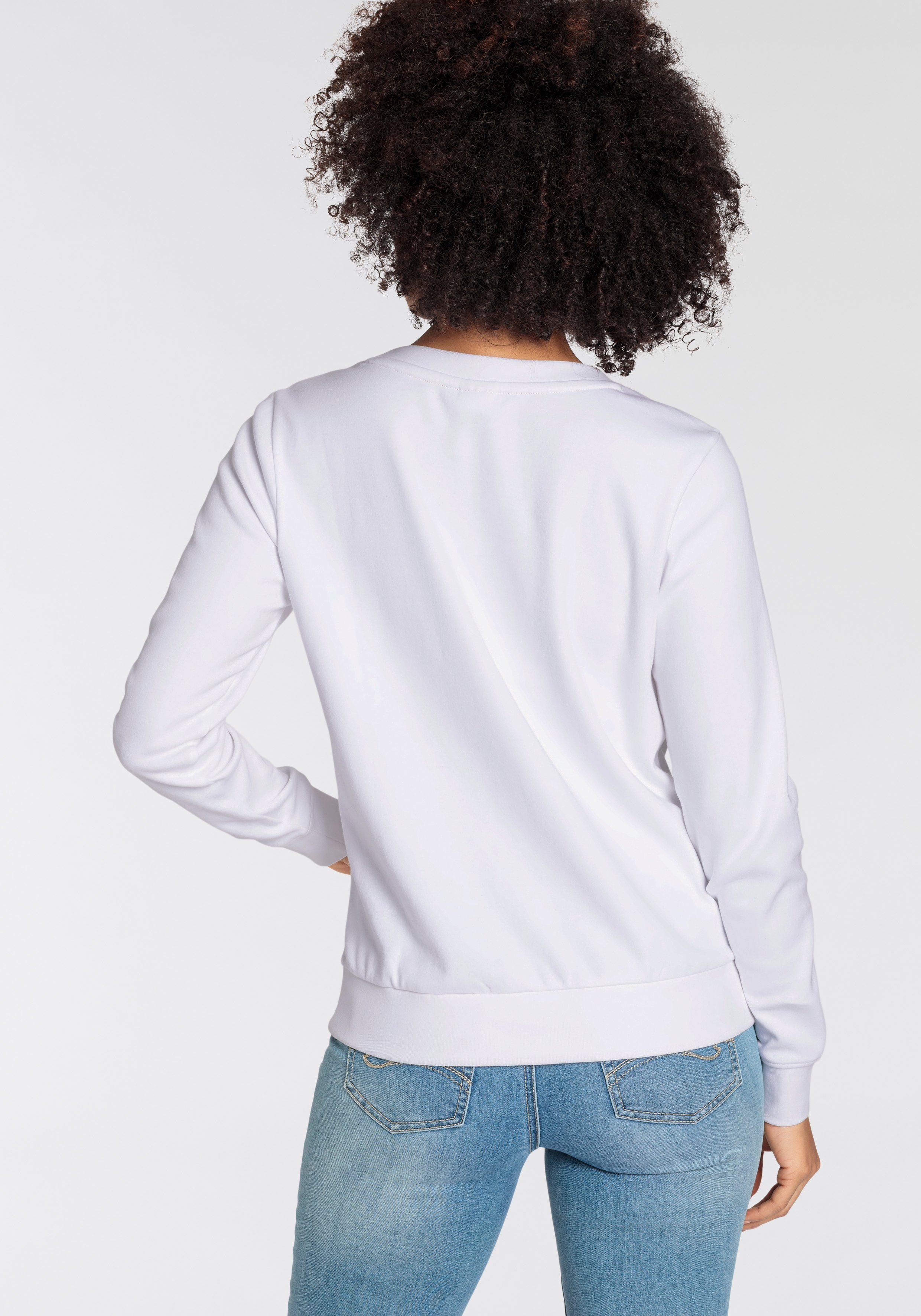 KangaROOS Sweatshirt met grote labelprint nieuwe collectie
