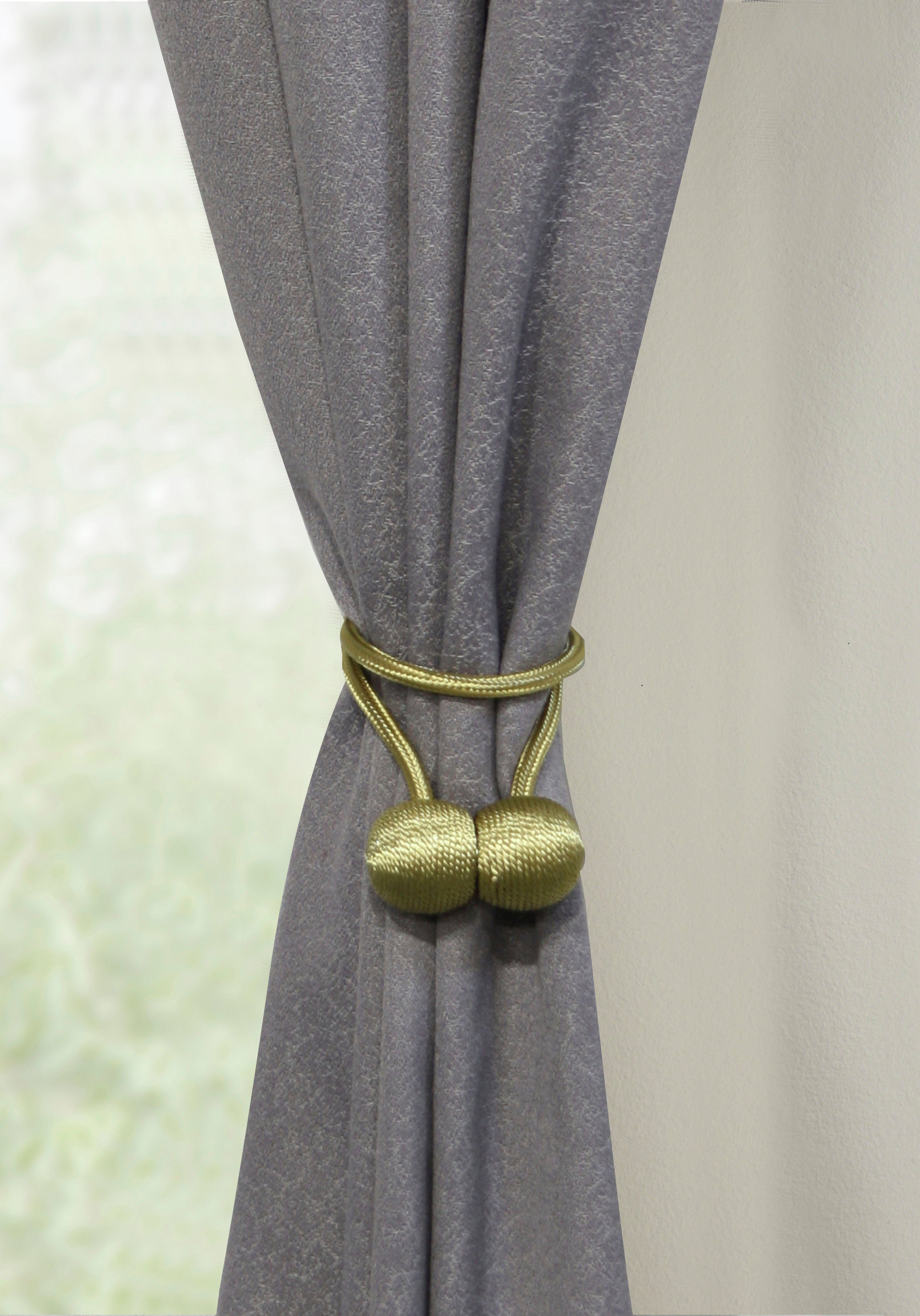 GARDINIA Embrasse Flex-S met magneet veelsoortige aanbrengmogelijkheden (2 stuks)