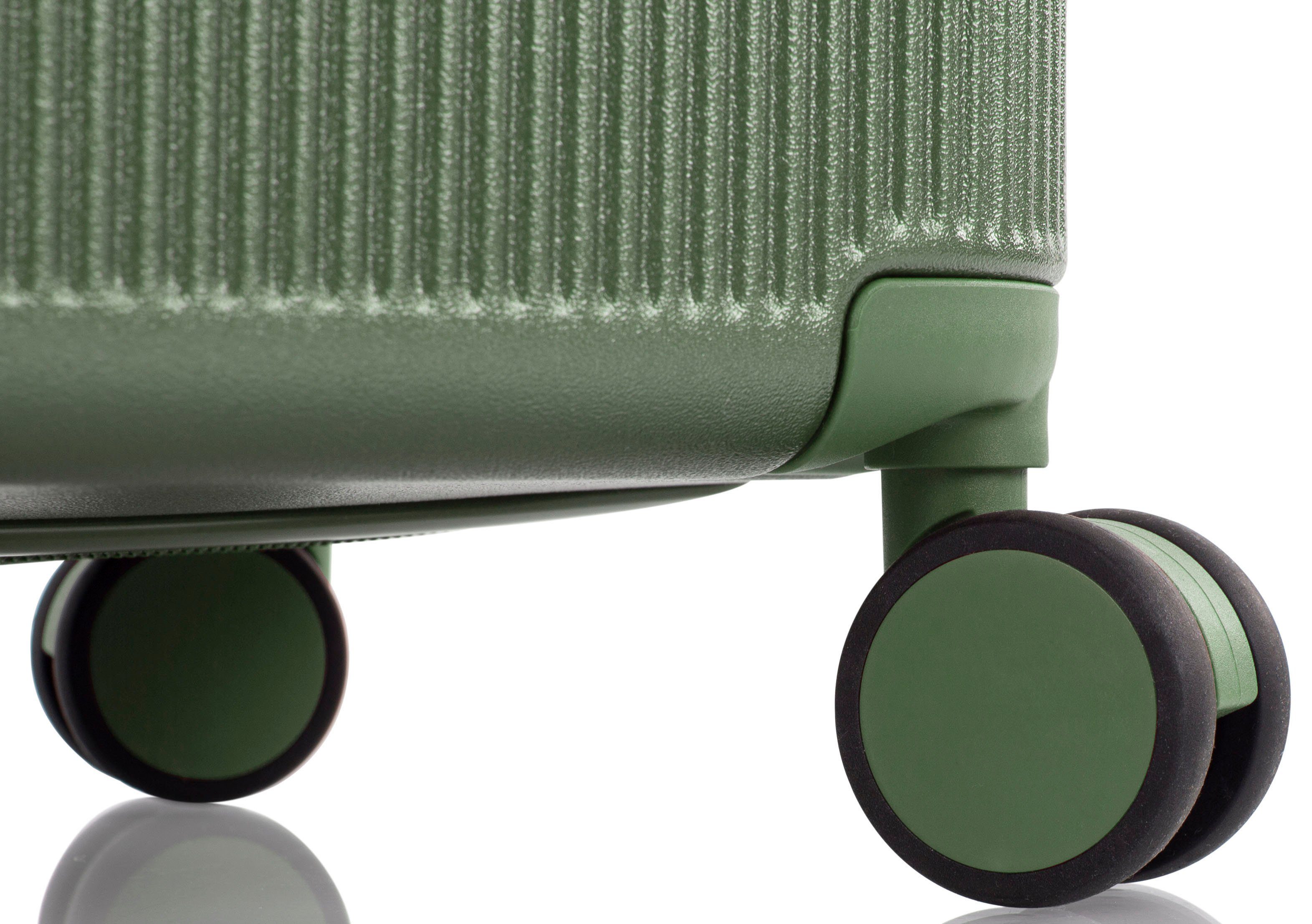 Heys Hardshell-trolley Earthtone, verschillende maten en kleuren Heys x Joachim Llambi reisbagage TSA-slot volumevergroting
