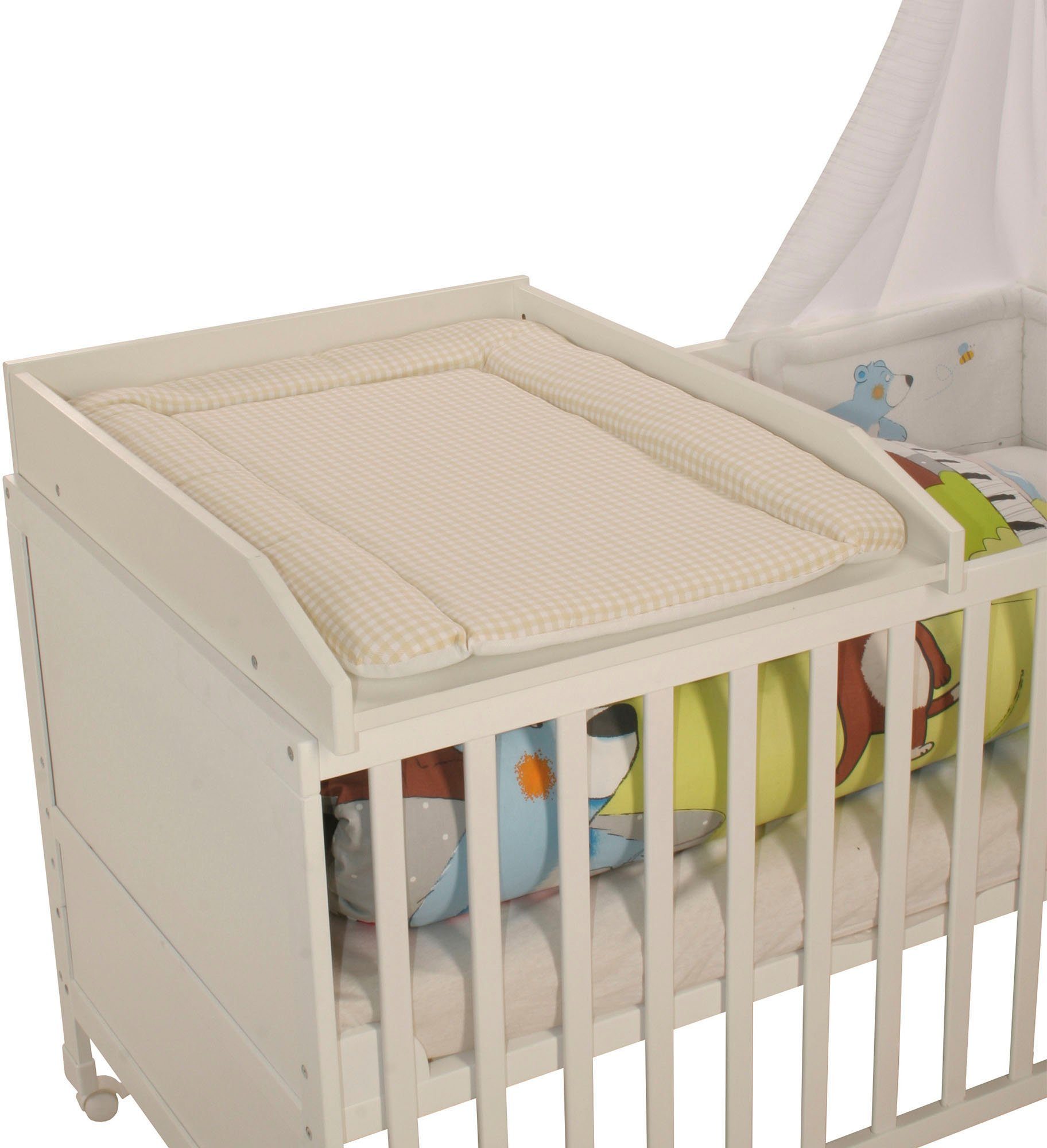 Roba® Verschoonplank Vichy, beige